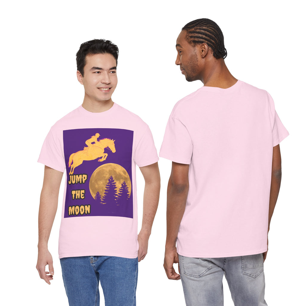 "Jump the Moon" Equestrian themed T shirt