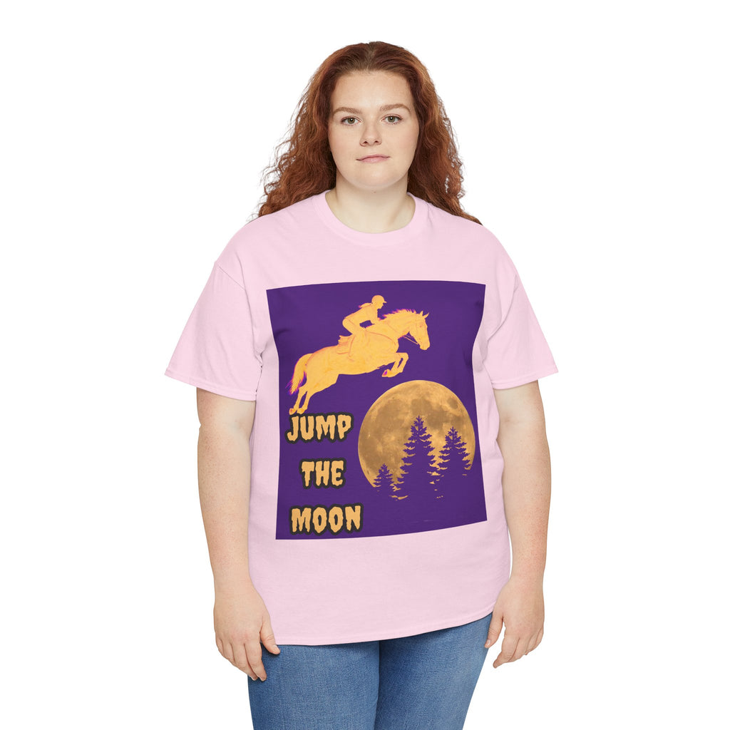 "Jump the Moon" Equestrian themed T shirt