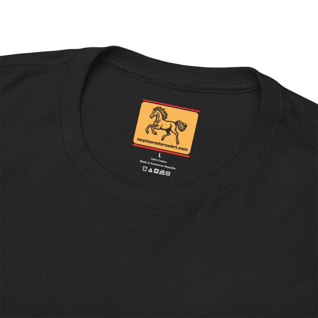 "It's Show Time!" Equestrian T-Shirt | Small Logo Horse Show Graphic Tee