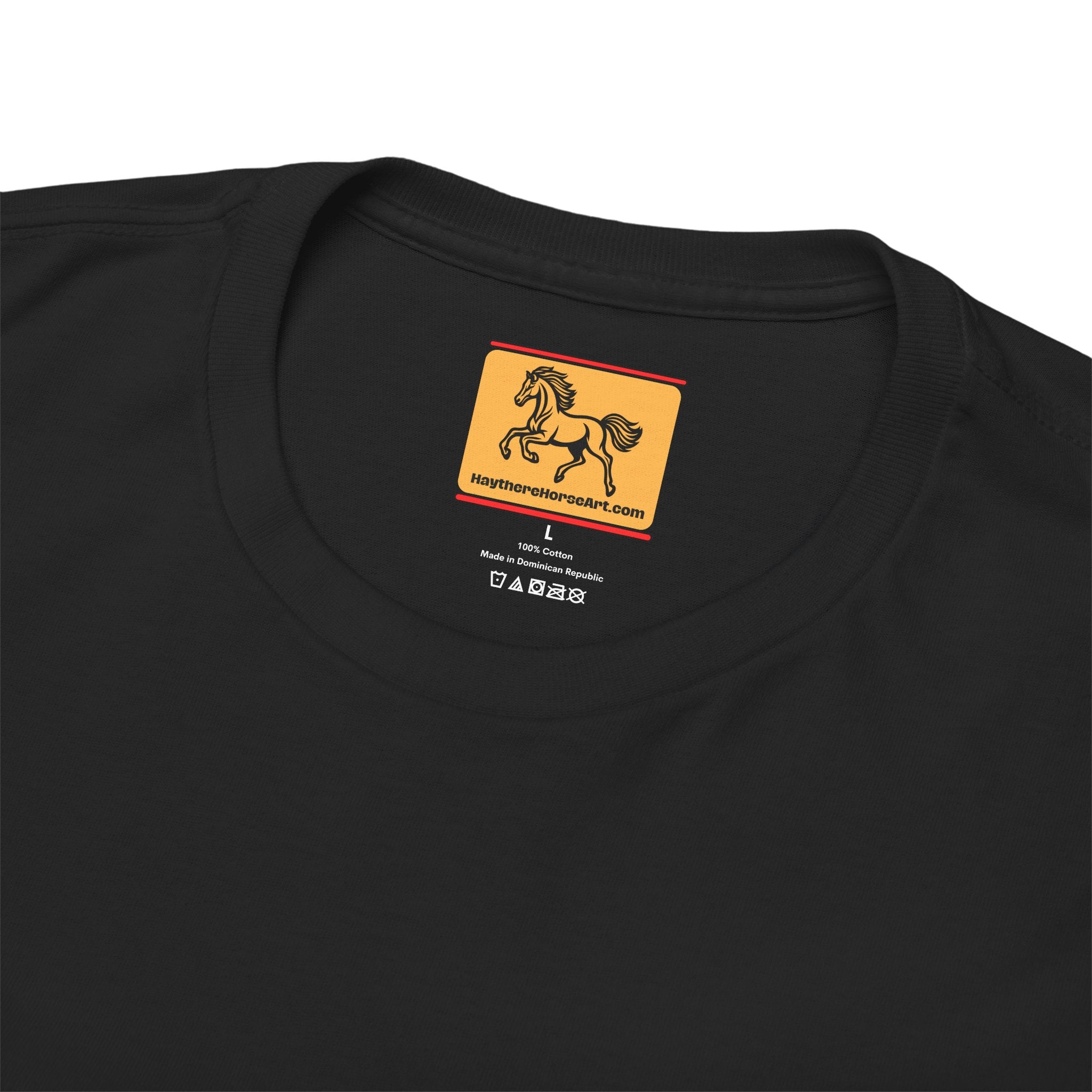 "It's Show Time!" Equestrian T-Shirt | Small Logo Horse Show Graphic Tee