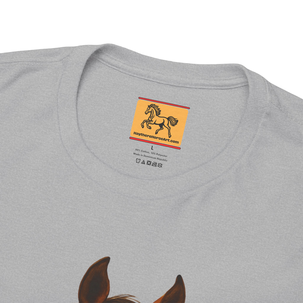 "Life with Horses Isn't Always Picture Perfect" Graphic Tee | Funny Equestrian T-Shirt
