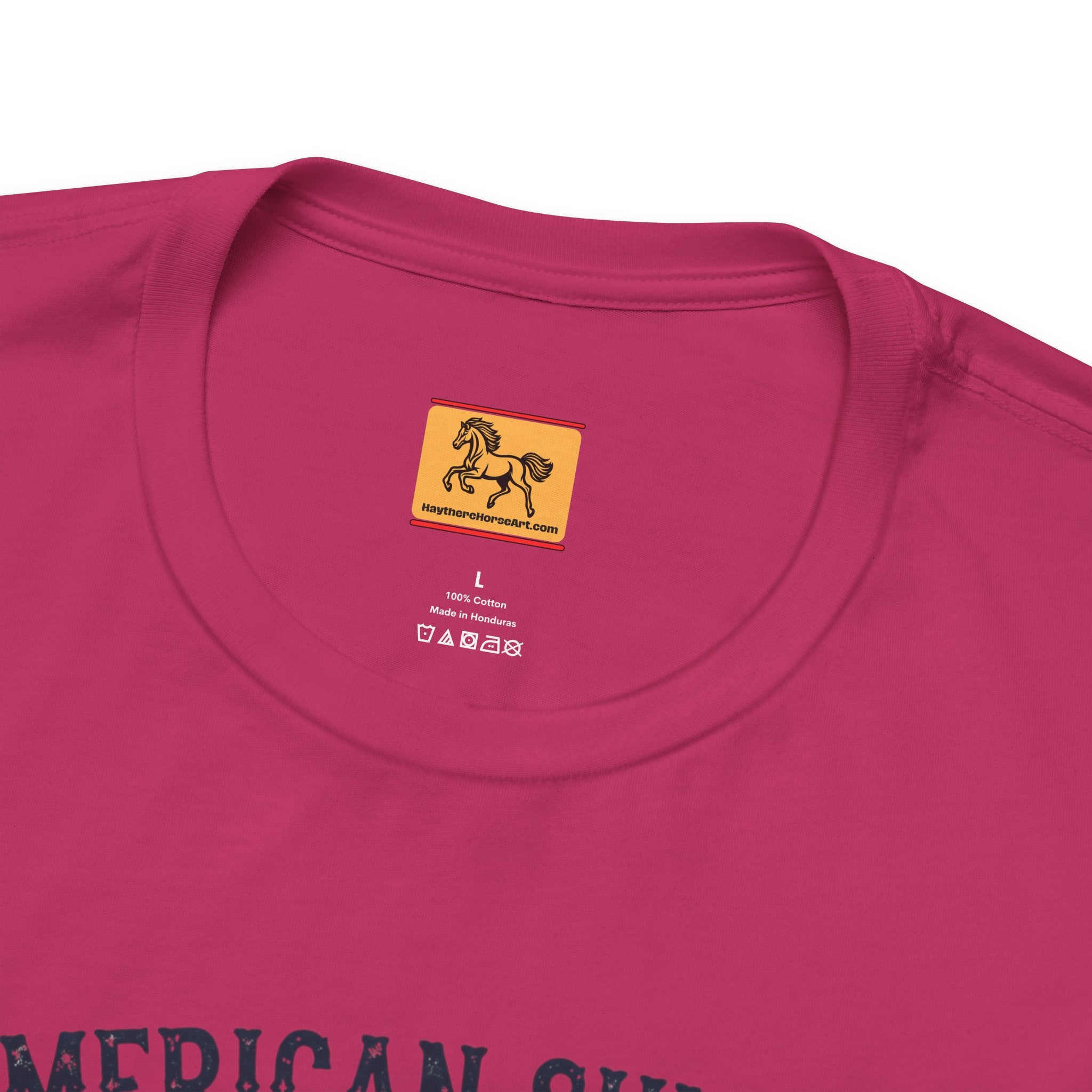 American Summer Horses T-Shirt | "Horses & Zero Rush" Vintage Farm Tee