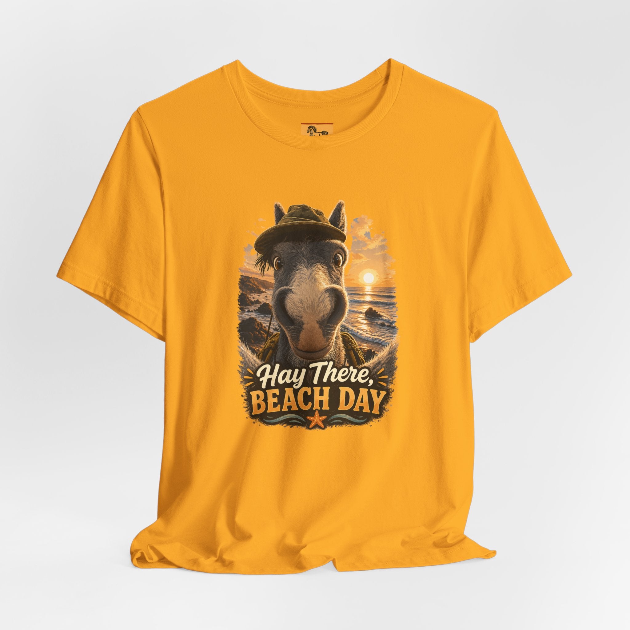 Beach Day Horse T-Shirt | "Hay There, Beach Day" Funny Graphic Tee