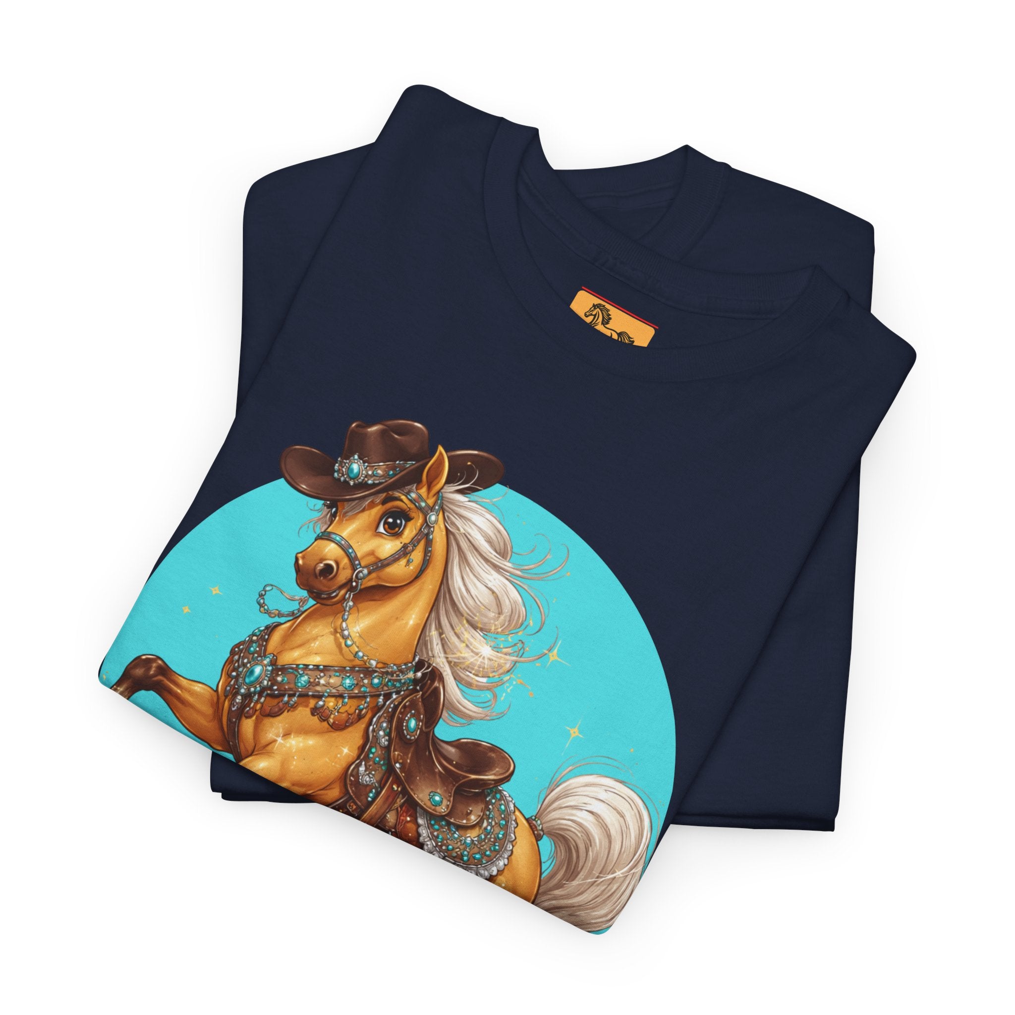"It's Show Time!" Equestrian T-Shirt | Large Logo Horse Fun Graphic Tee