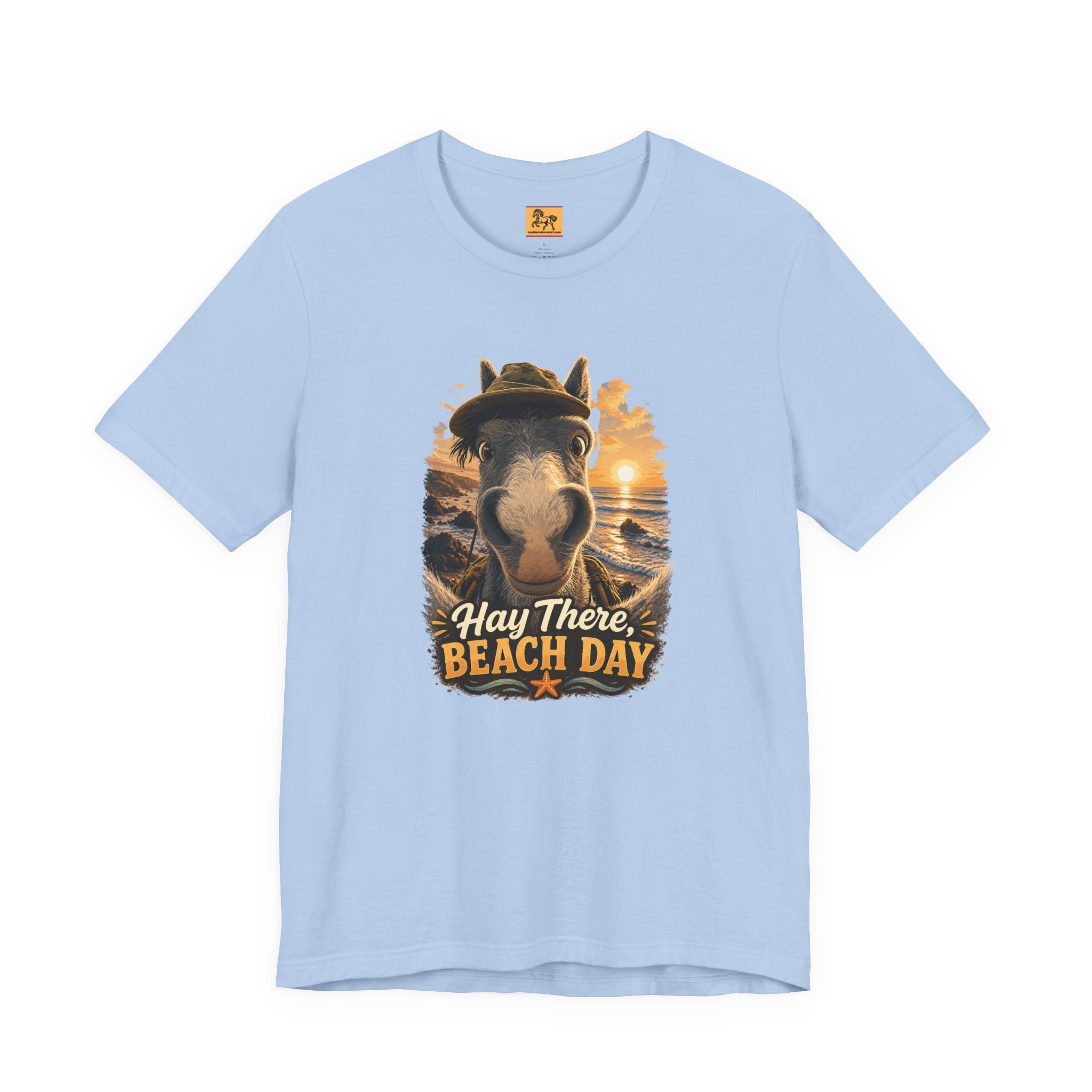 Beach Day Horse T-Shirt | "Hay There, Beach Day" Funny Graphic Tee