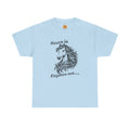 Hours in Elegance Out Equestrian T-Shirt Elegant Horse Training & Dressage Graphic Tee