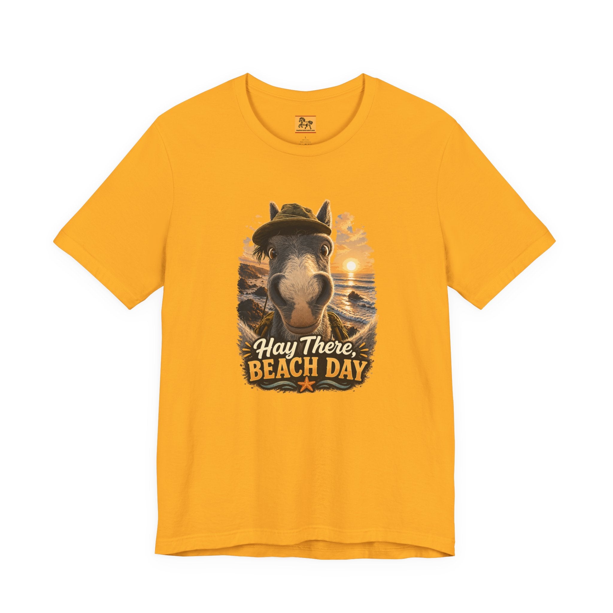 Beach Day Horse T-Shirt | "Hay There, Beach Day" Funny Graphic Tee