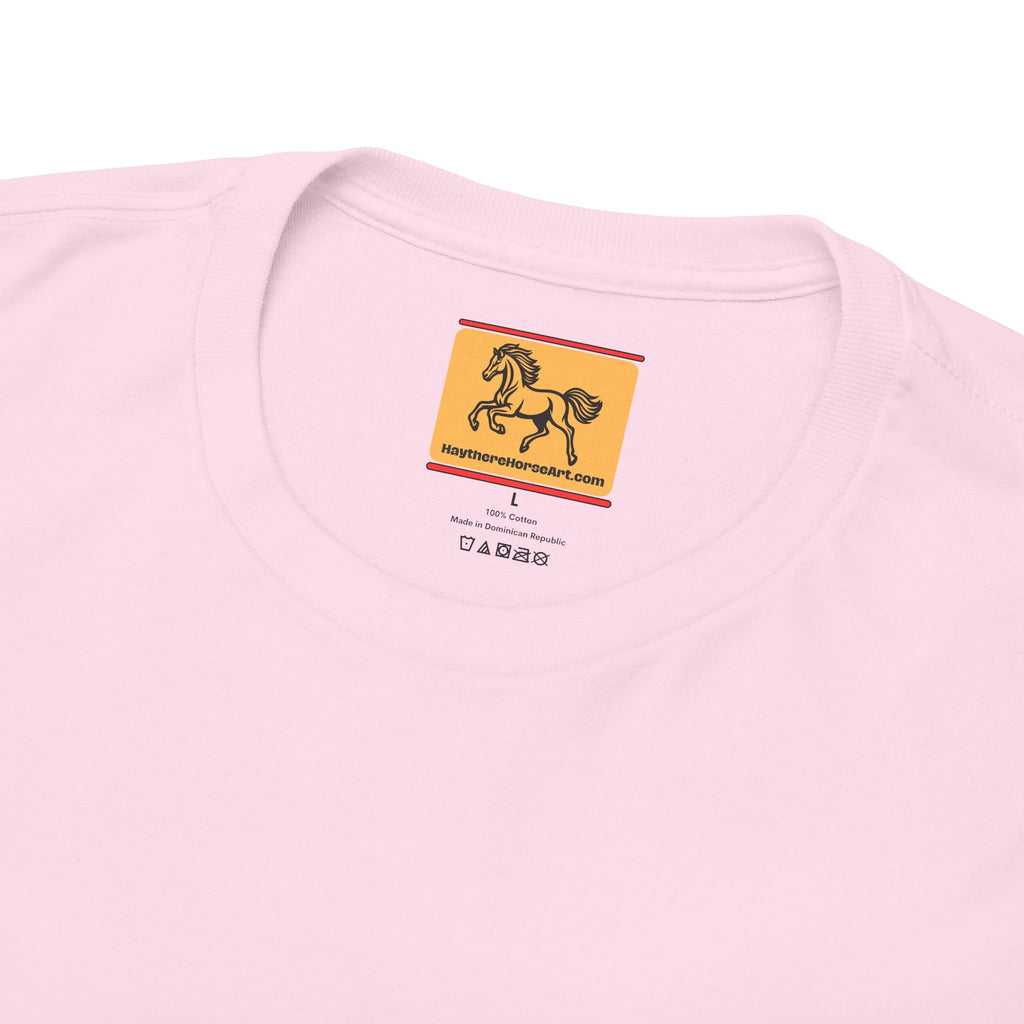 "It's Show Time!" Equestrian T-Shirt | Small Logo Horse Show Graphic Tee