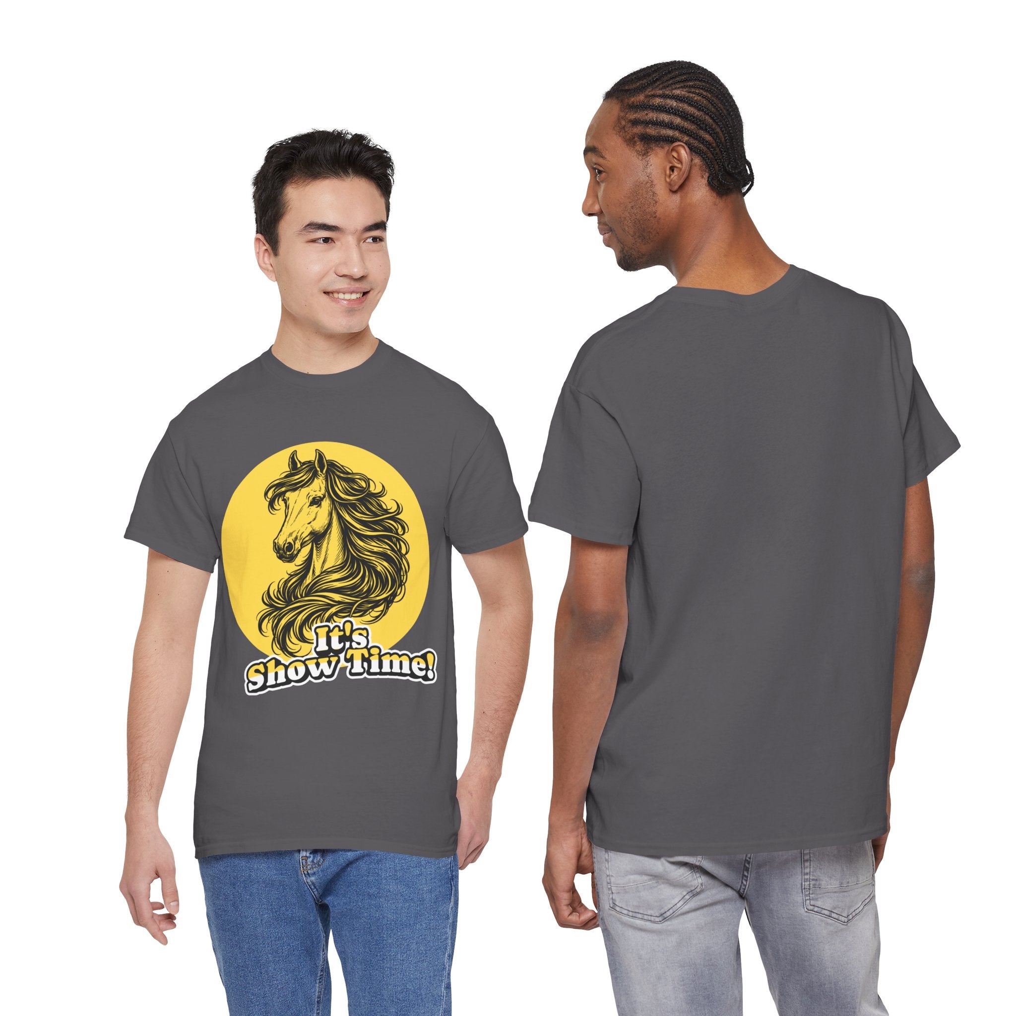 "It's Show Time!" Equestrian Sketch Graphic Tee | Horse Show T-Shirt for Riders