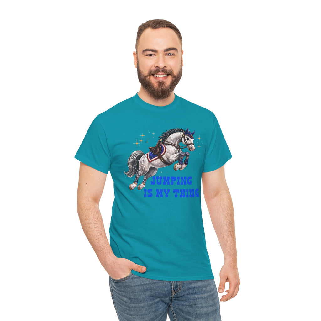 Jumping Is My Thing Equestrian Show Jumping T-Shirt Horse Pony ShowJump Graphic Tee