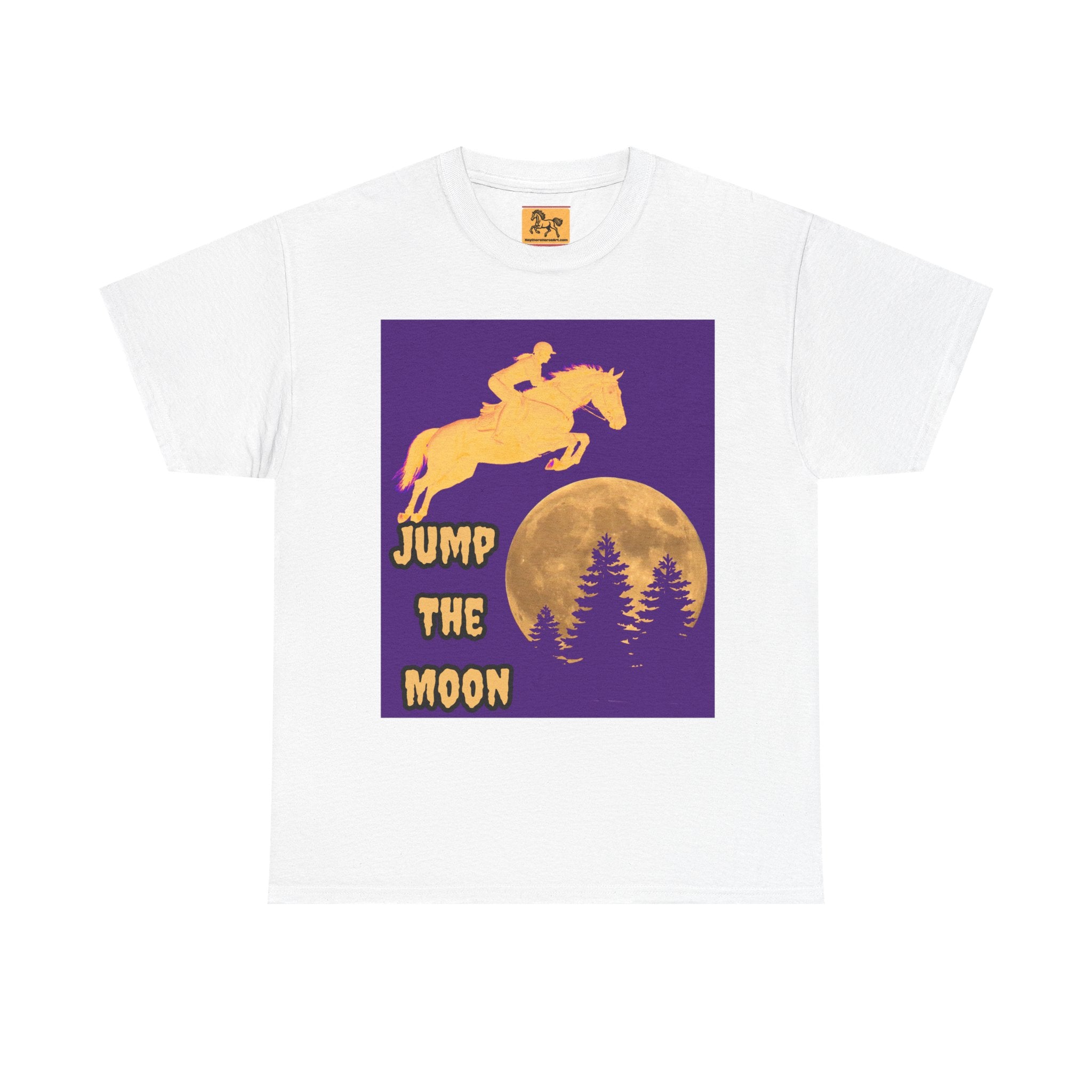 "Jump the Moon" Equestrian themed T shirt