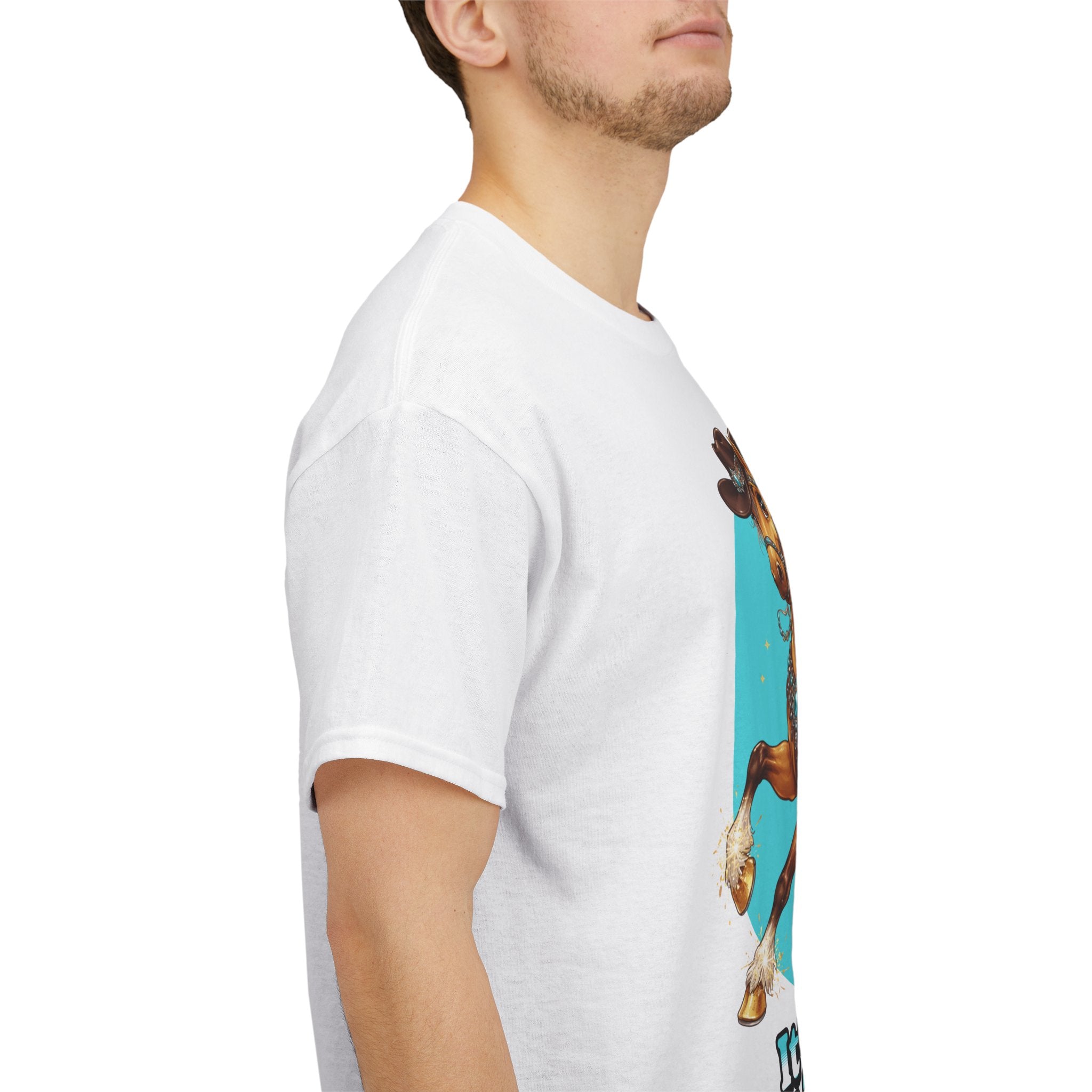 "It's Show Time!" Equestrian T-Shirt | Large Logo Horse Fun Graphic Tee