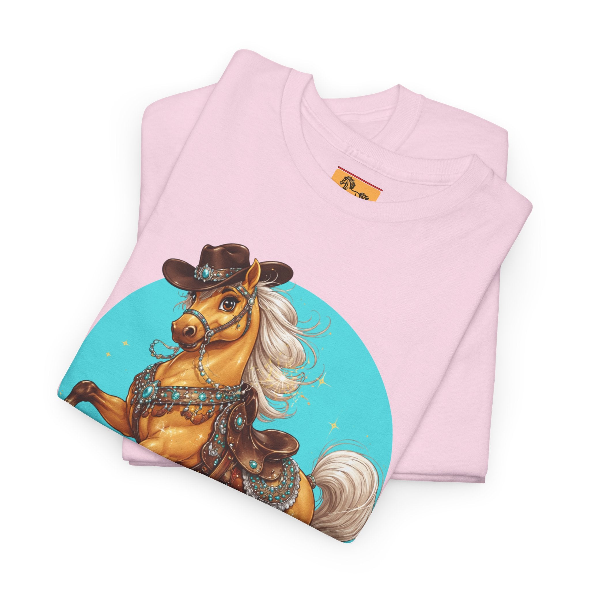 "It's Show Time!" Equestrian T-Shirt | Large Logo Horse Fun Graphic Tee