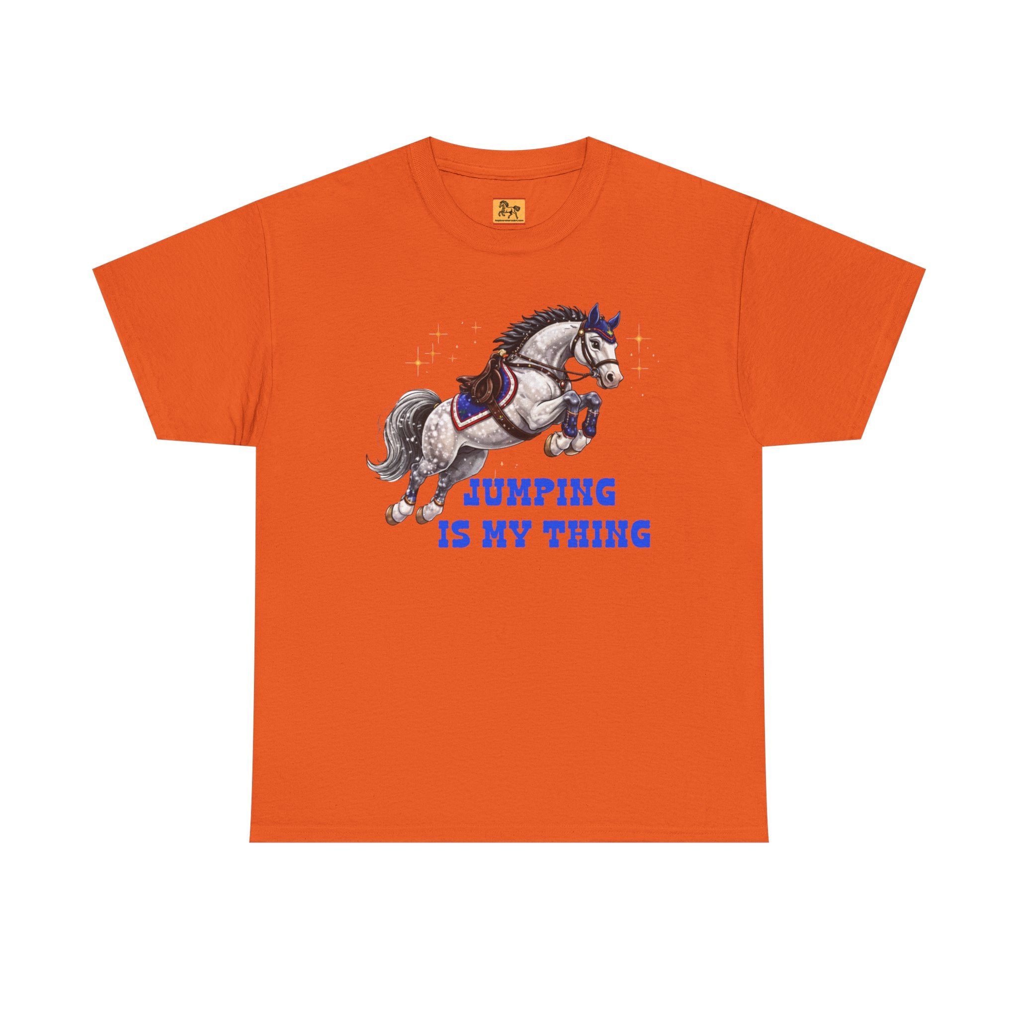 Jumping Is My Thing Equestrian Show Jumping T-Shirt Horse Pony ShowJump Graphic Tee