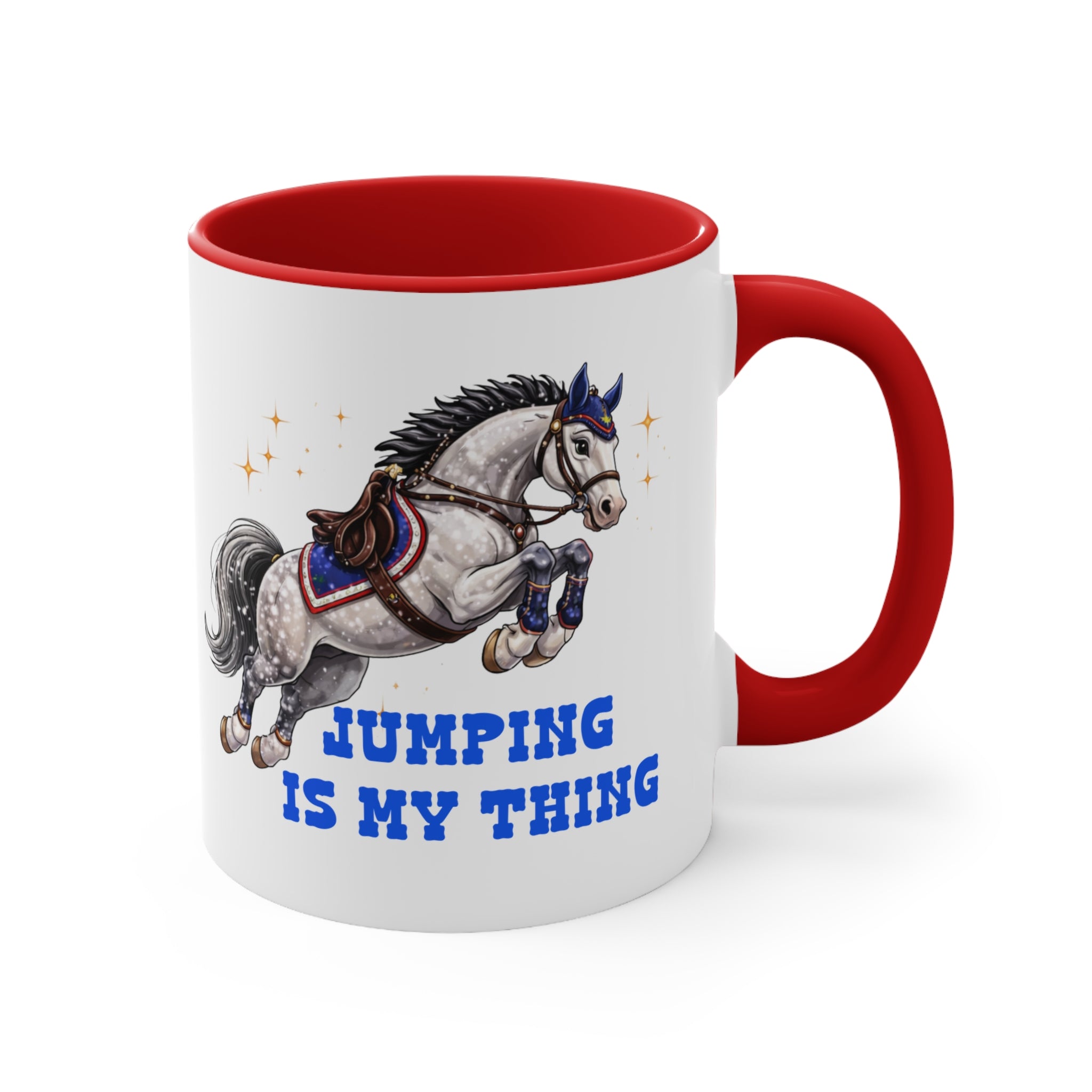 'Jumping Is My Thing' Equestrian Themed Mug