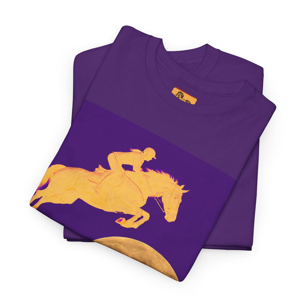 "Jump the Moon" Equestrian themed T shirt