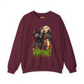 Vampire! Spooky Horse Halloween Sweatshirt Funny Haunted Pony Crewneck