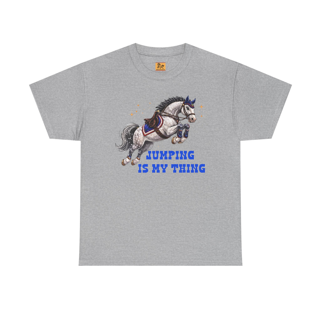 Jumping Is My Thing Equestrian Show Jumping T-Shirt Horse Pony ShowJump Graphic Tee