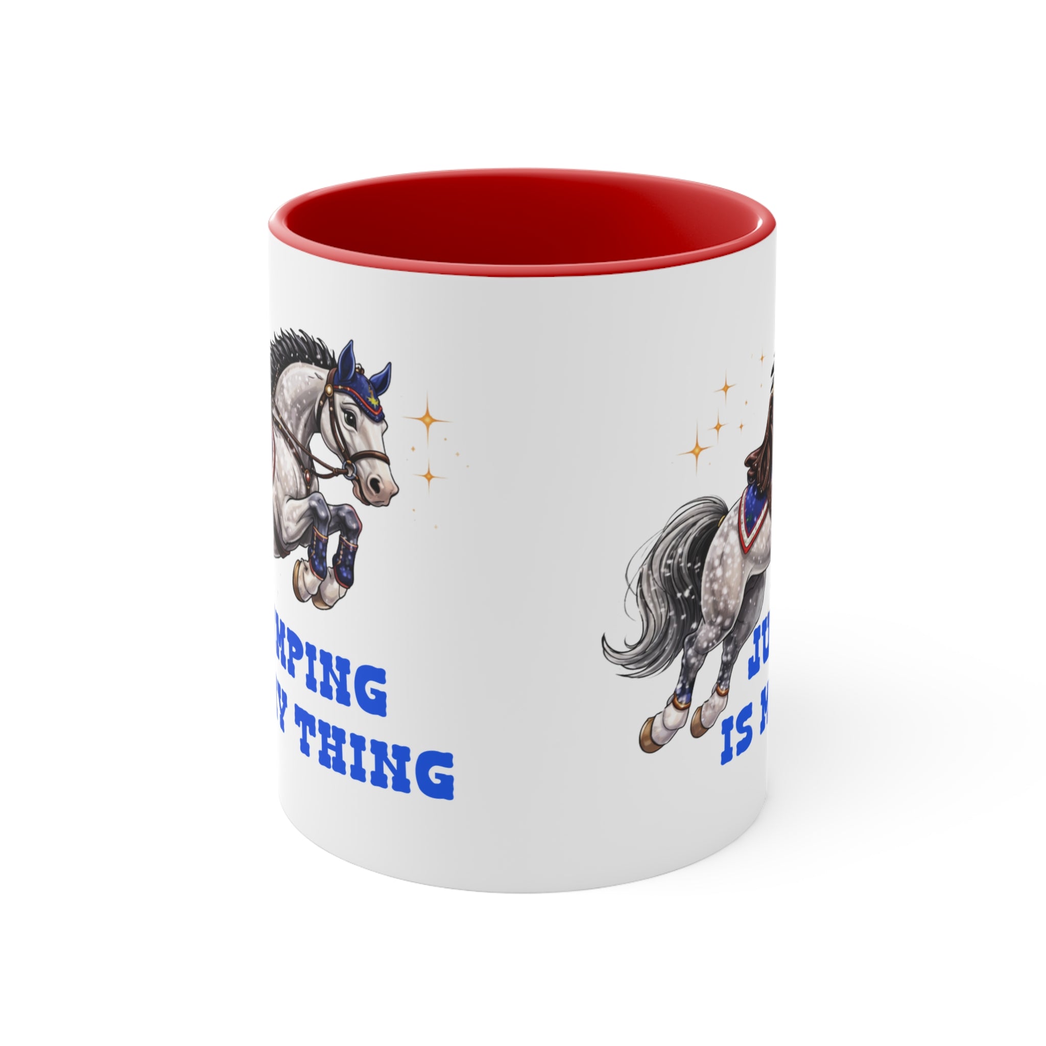 'Jumping Is My Thing' Equestrian Themed Mug