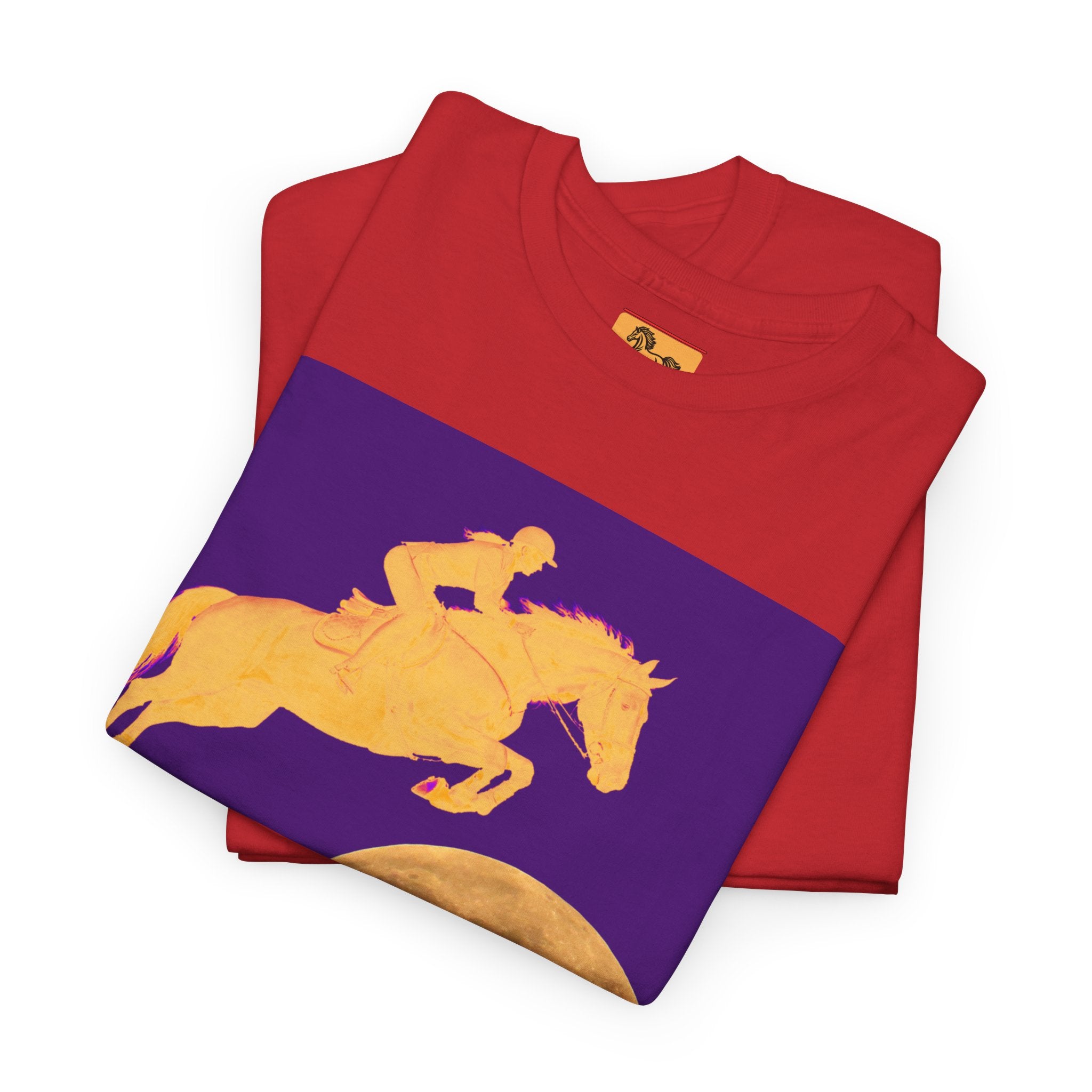 "Jump the Moon" Equestrian themed T shirt