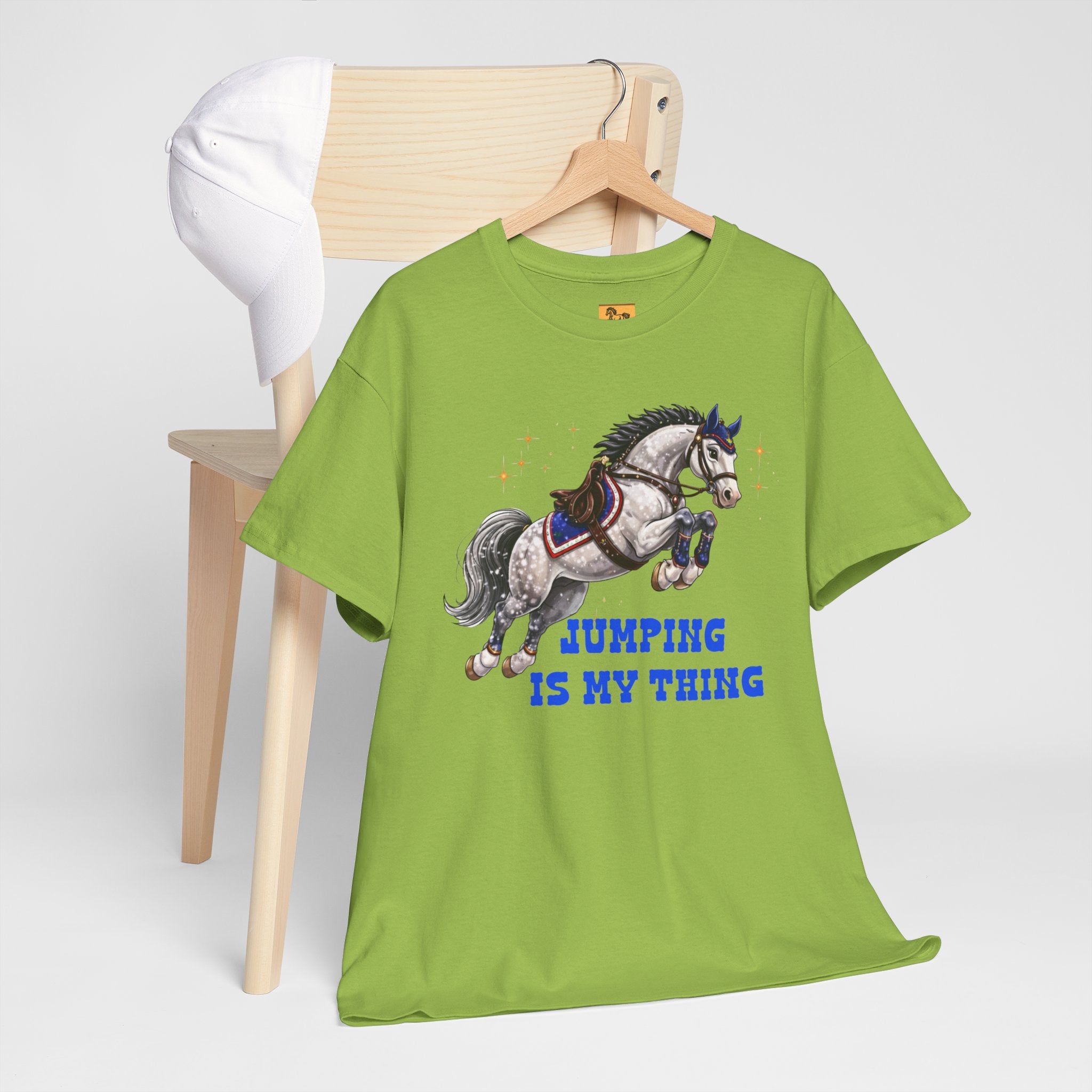Jumping Is My Thing Equestrian Show Jumping T-Shirt Horse Pony ShowJump Graphic Tee