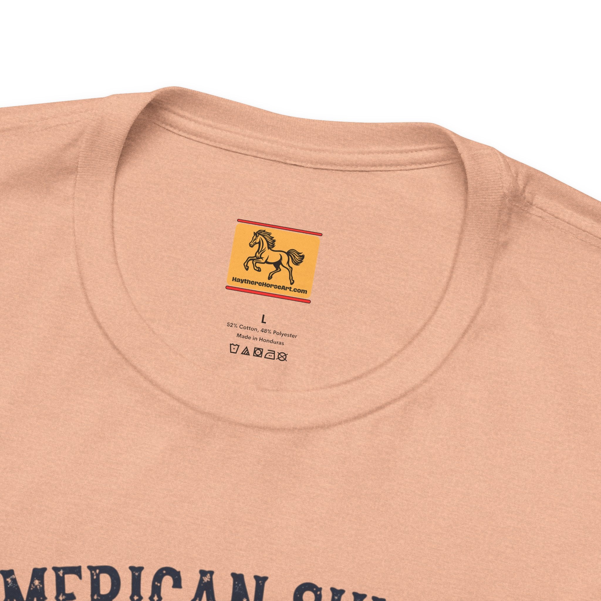 American Summer Horses T-Shirt | "Horses & Zero Rush" Vintage Farm Tee