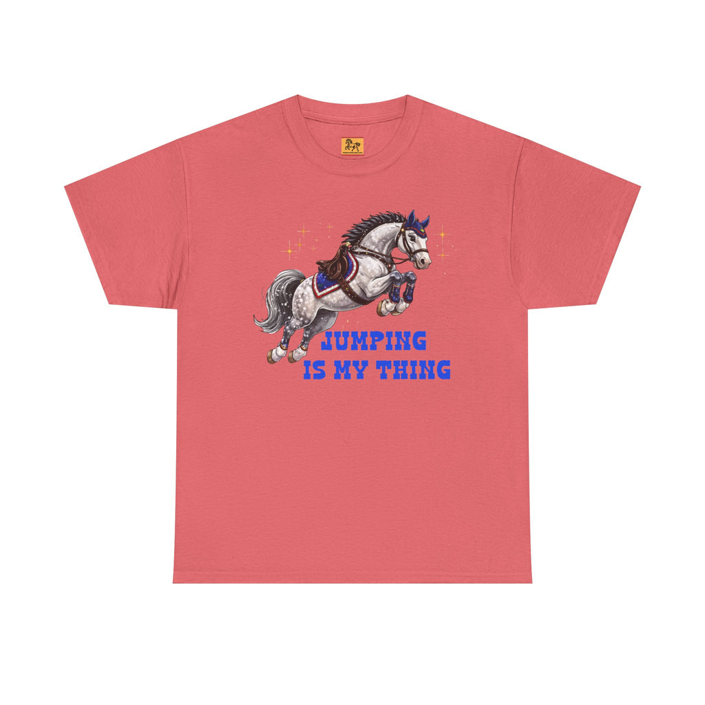 Jumping Is My Thing Equestrian Show Jumping T-Shirt Horse Pony ShowJump Graphic Tee