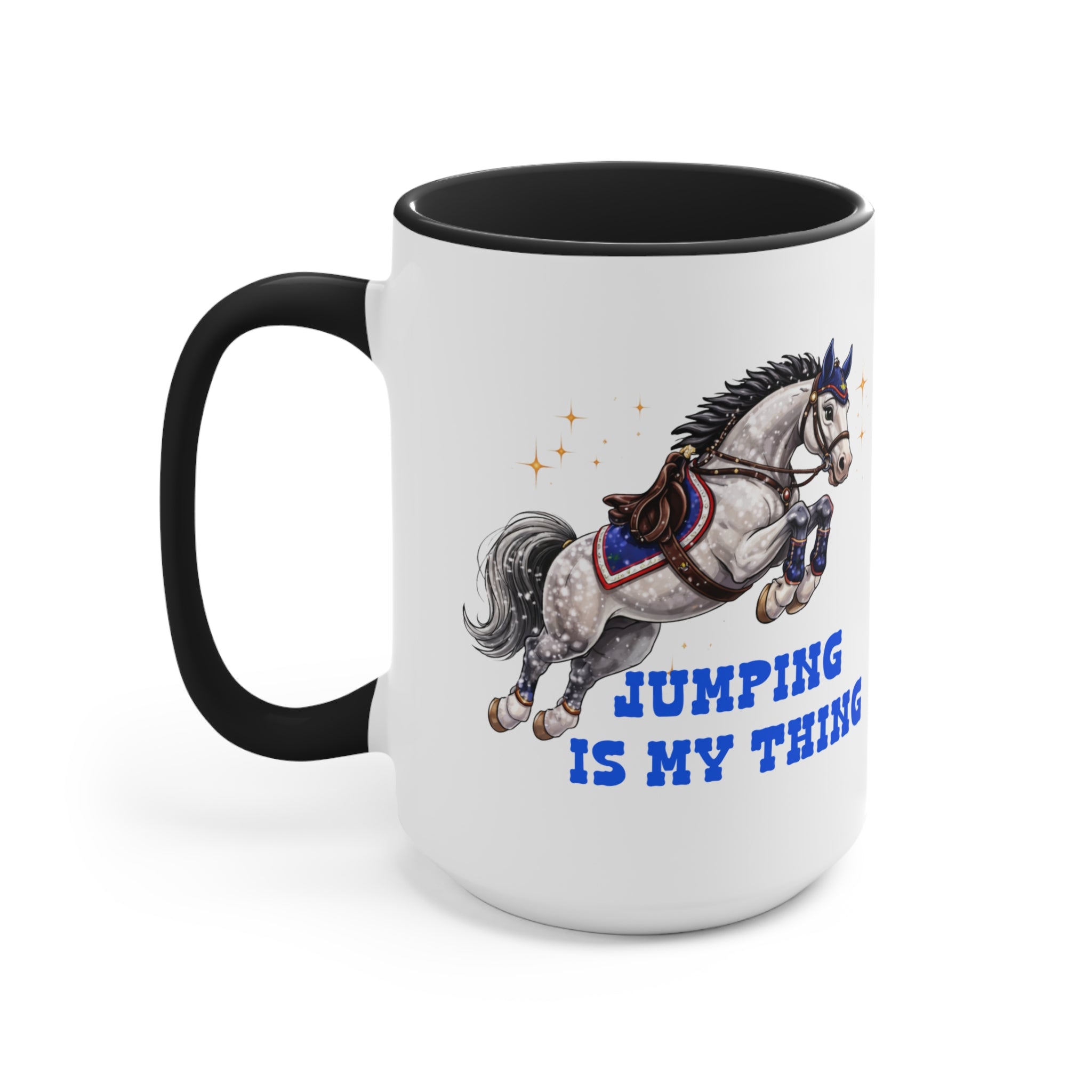 'Jumping Is My Thing' Equestrian Themed Mug