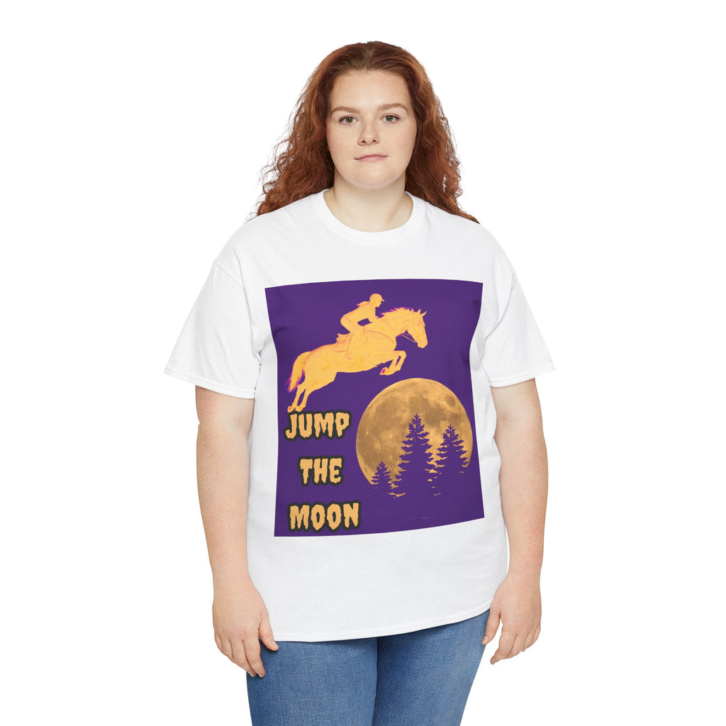"Jump the Moon" Equestrian themed T shirt