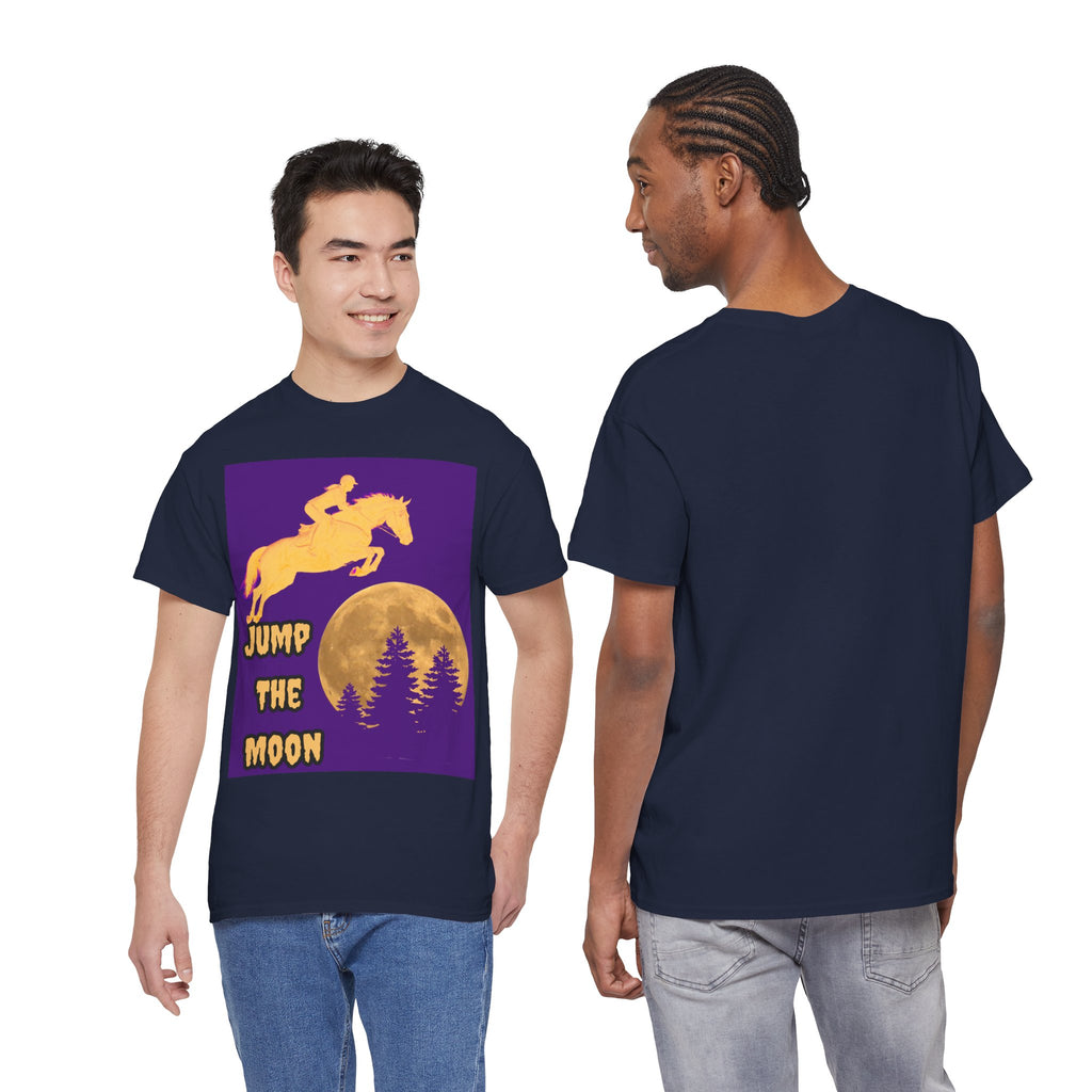 "Jump the Moon" Equestrian themed T shirt
