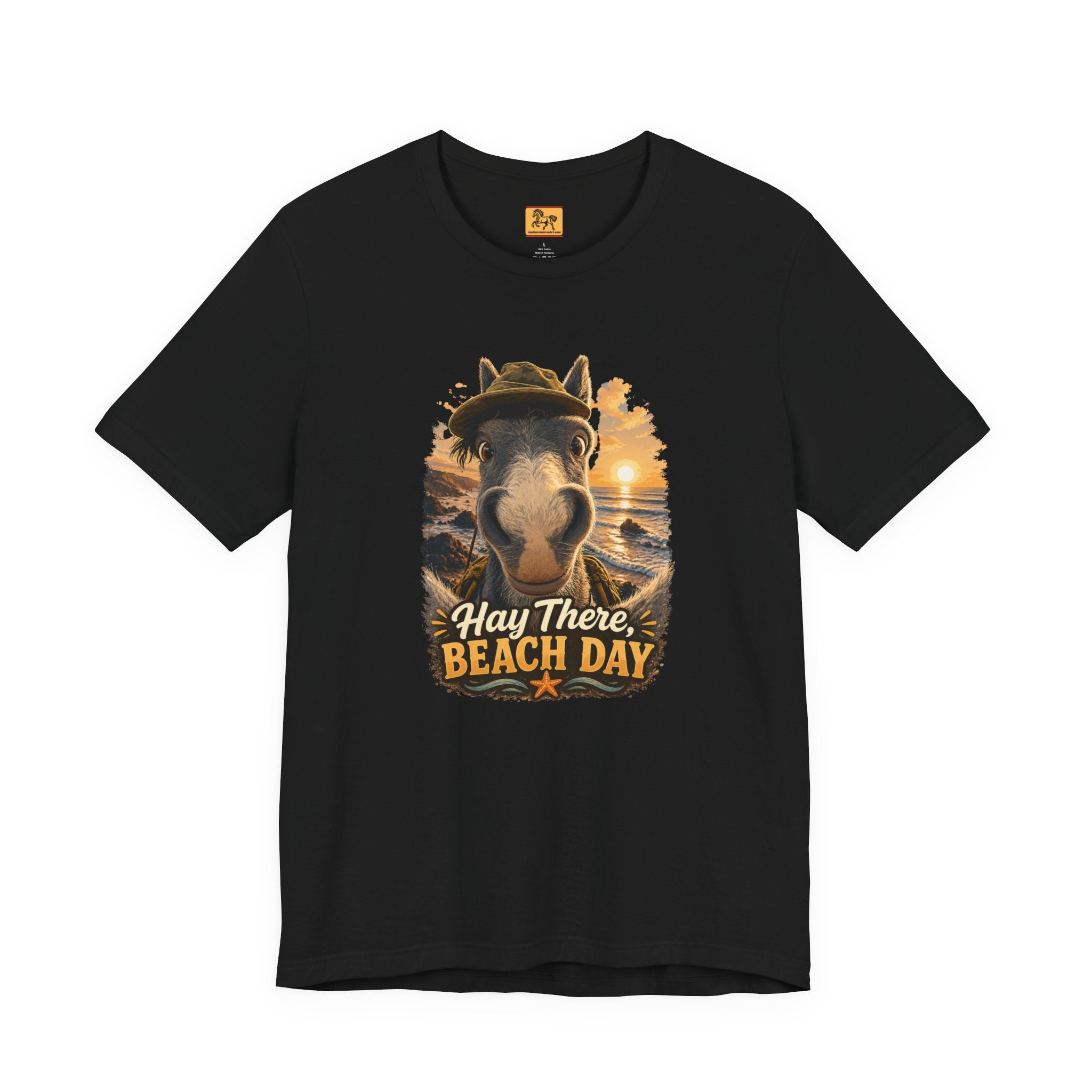 Beach Day Horse T-Shirt | "Hay There, Beach Day" Funny Graphic Tee