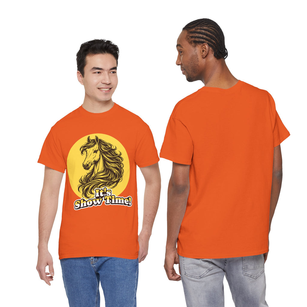 "It's Show Time!" Equestrian Sketch Graphic Tee | Horse Show T-Shirt for Riders