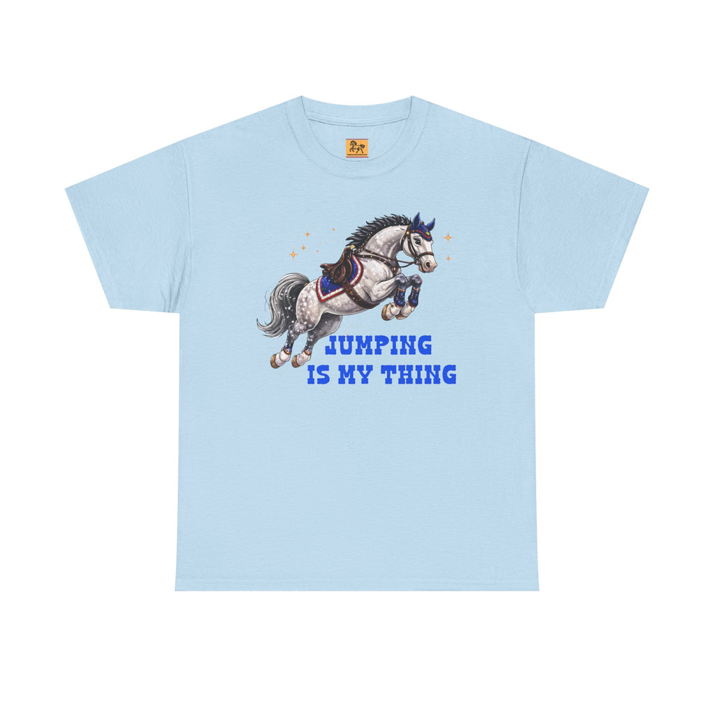 Jumping Is My Thing Equestrian Show Jumping T-Shirt Horse Pony ShowJump Graphic Tee
