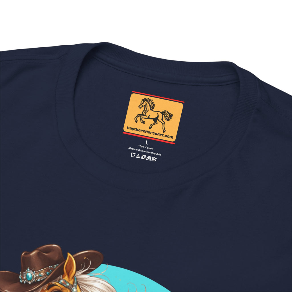 "It's Show Time!" Equestrian T-Shirt | Large Logo Horse Fun Graphic Tee