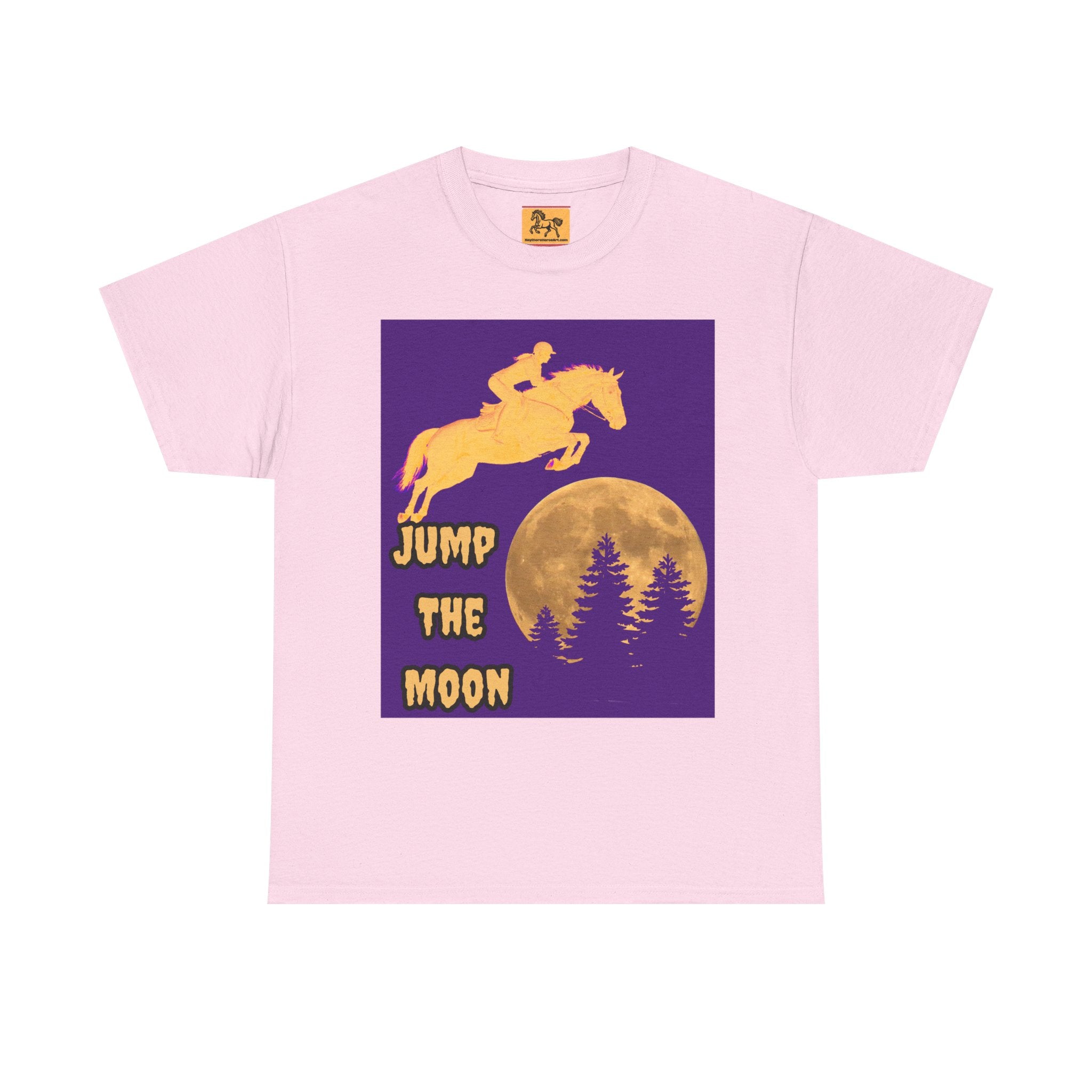 "Jump the Moon" Equestrian themed T shirt
