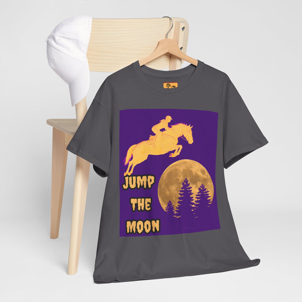 "Jump the Moon" Equestrian themed T shirt