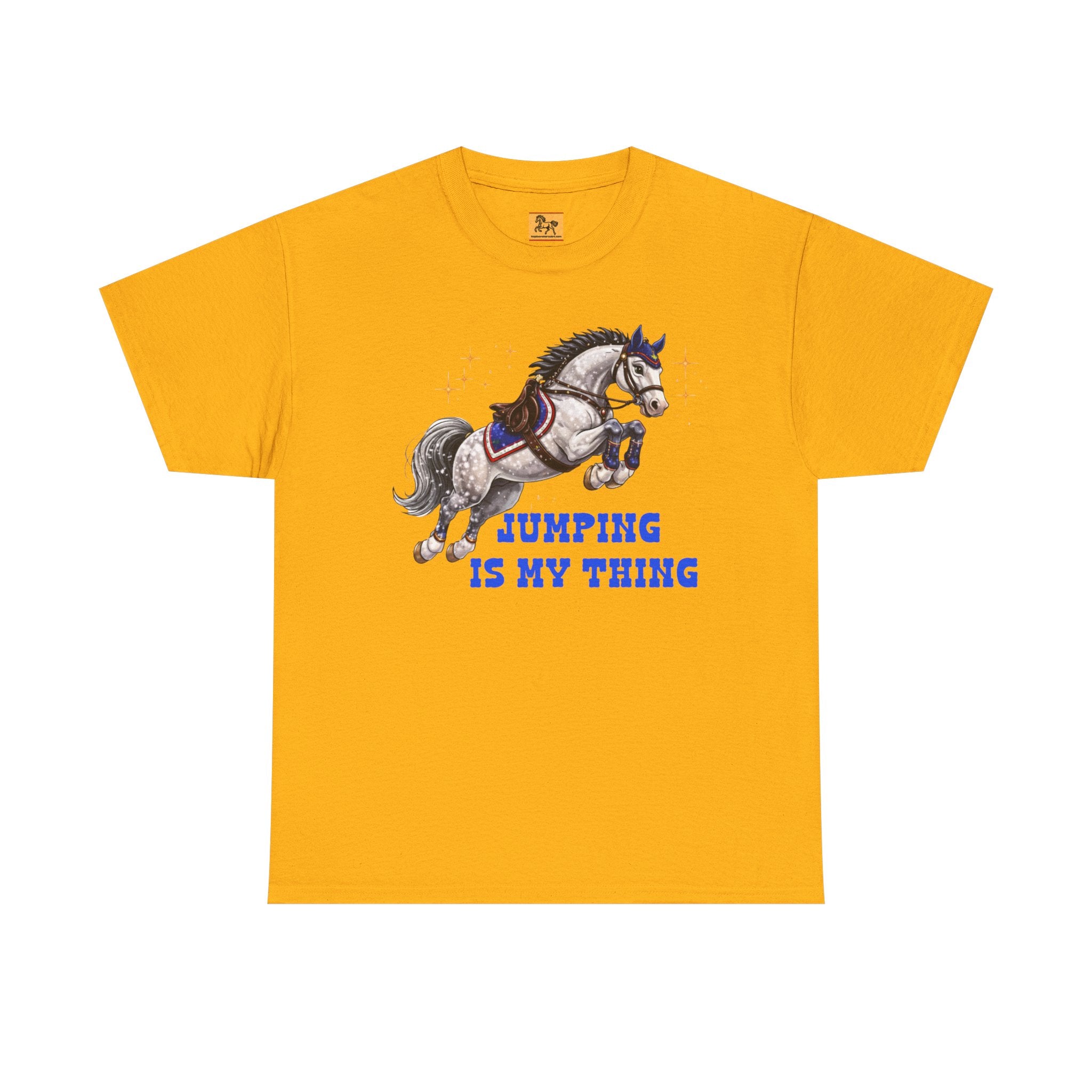 Jumping Is My Thing Equestrian Show Jumping T-Shirt Horse Pony ShowJump Graphic Tee