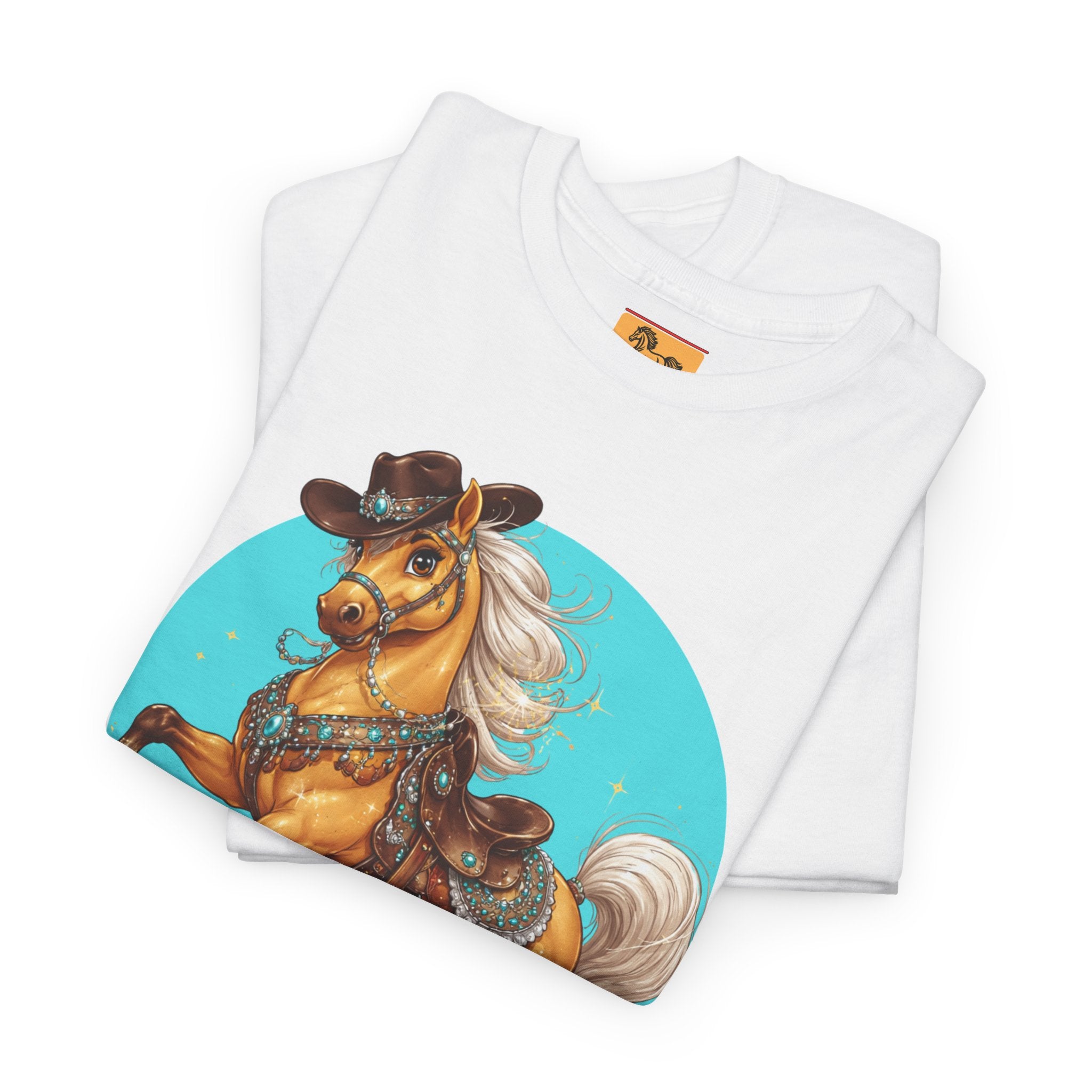 "It's Show Time!" Equestrian T-Shirt | Large Logo Horse Fun Graphic Tee