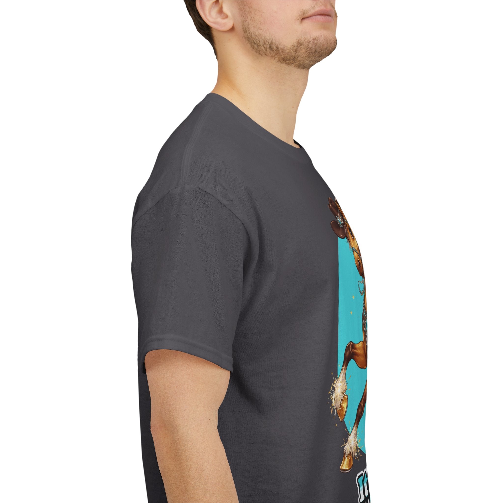 "It's Show Time!" Equestrian T-Shirt | Large Logo Horse Fun Graphic Tee