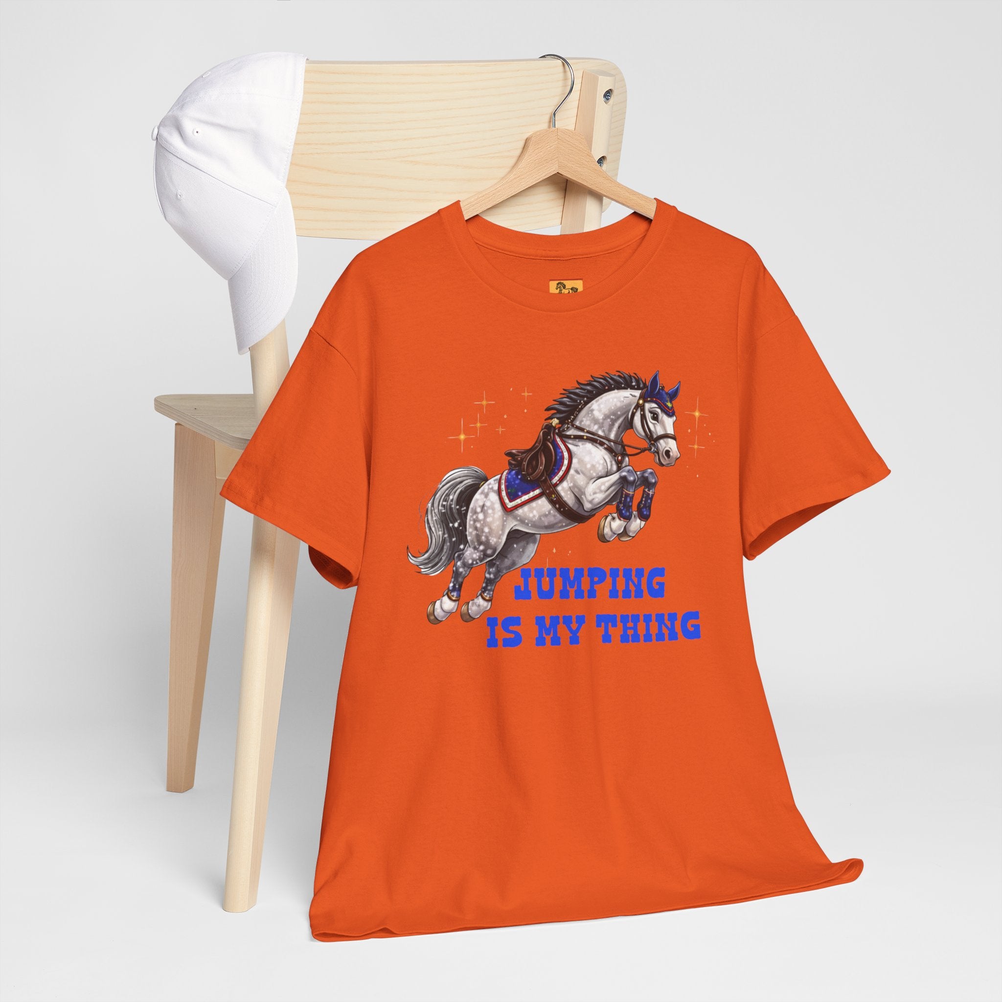 Jumping Is My Thing Equestrian Show Jumping T-Shirt Horse Pony ShowJump Graphic Tee