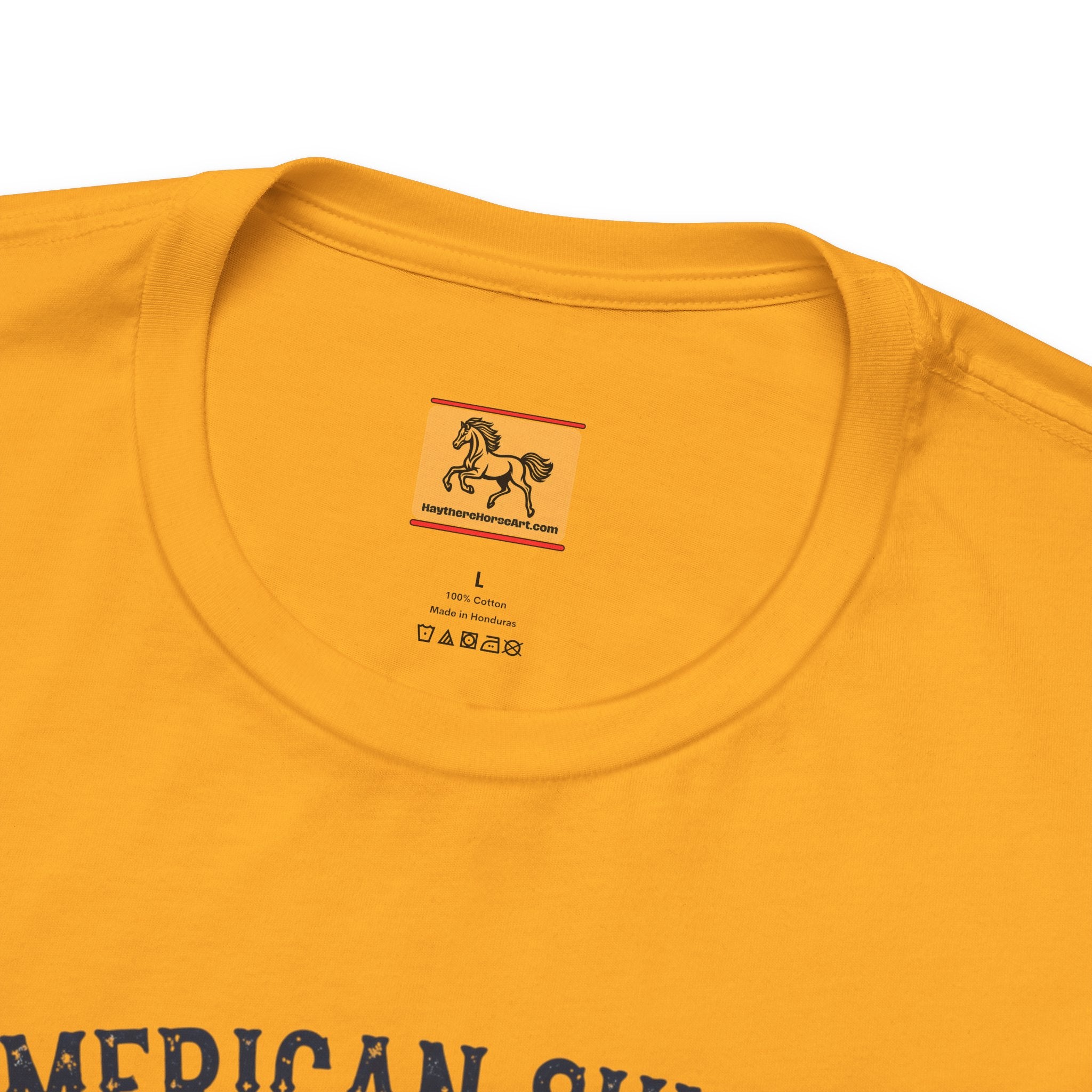 American Summer Horses T-Shirt | "Horses & Zero Rush" Vintage Farm Tee