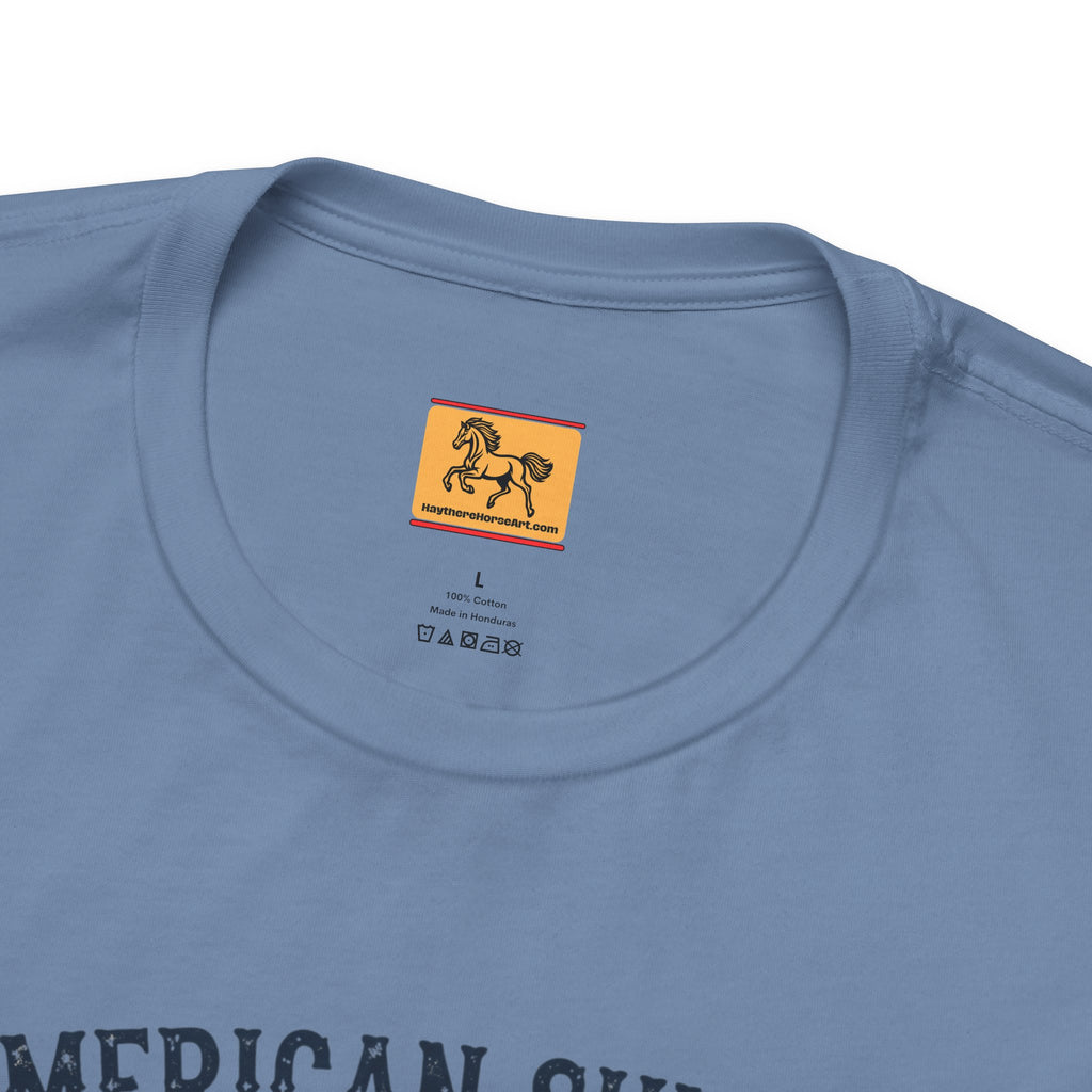American Summer Horses T-Shirt | "Horses & Zero Rush" Vintage Farm Tee