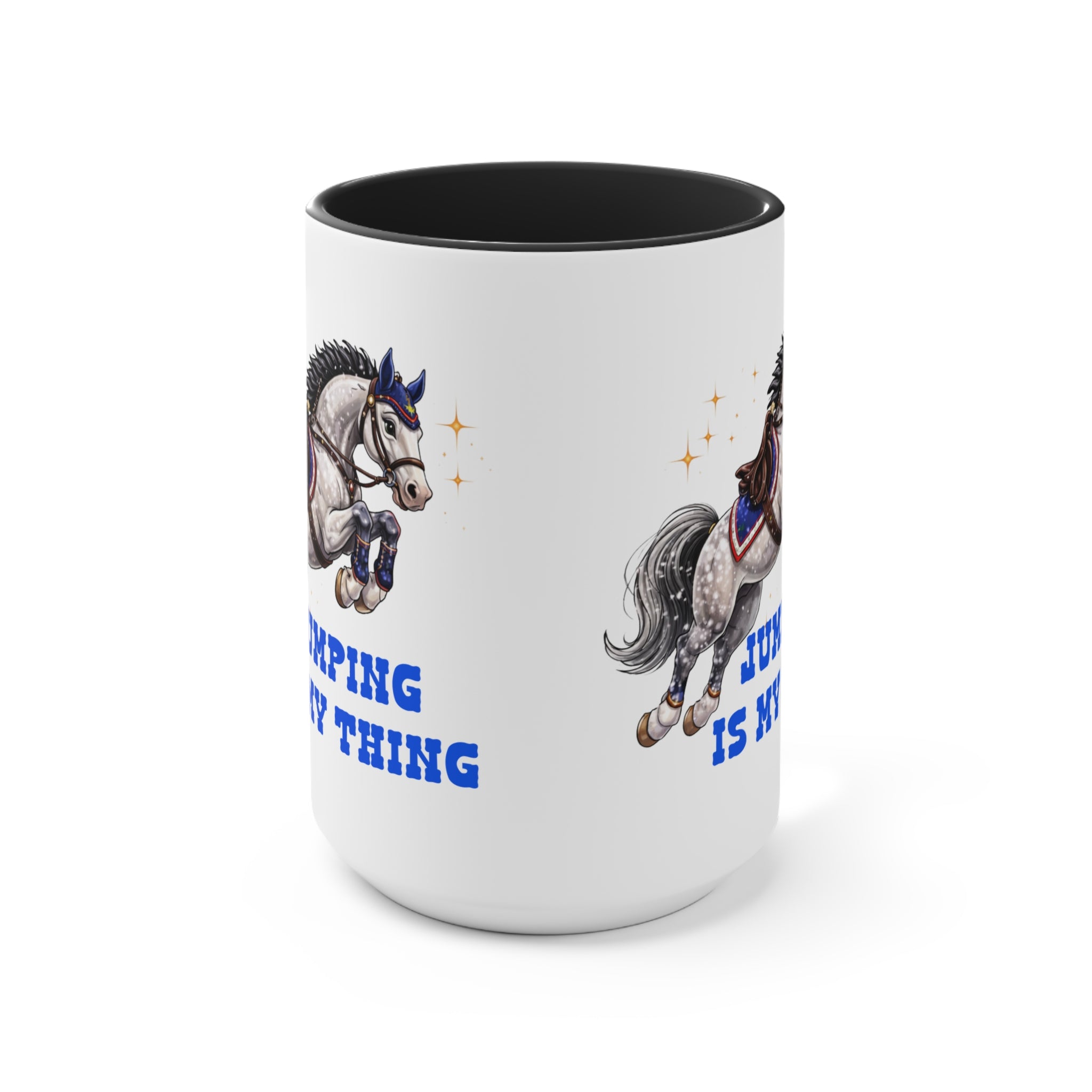 'Jumping Is My Thing' Equestrian Themed Mug