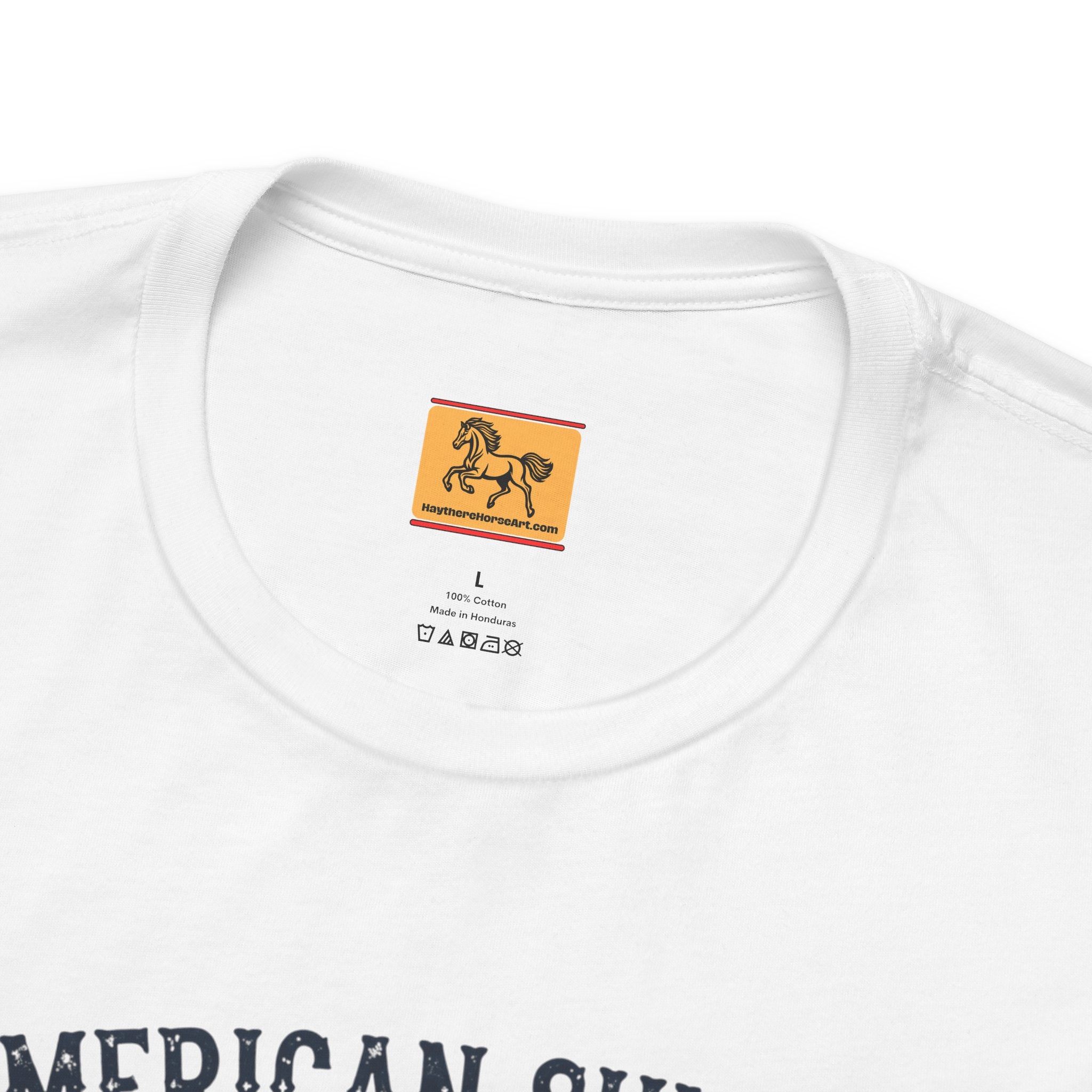 American Summer Horses T-Shirt | "Horses & Zero Rush" Vintage Farm Tee