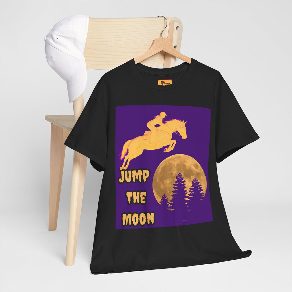"Jump the Moon" Equestrian themed T shirt