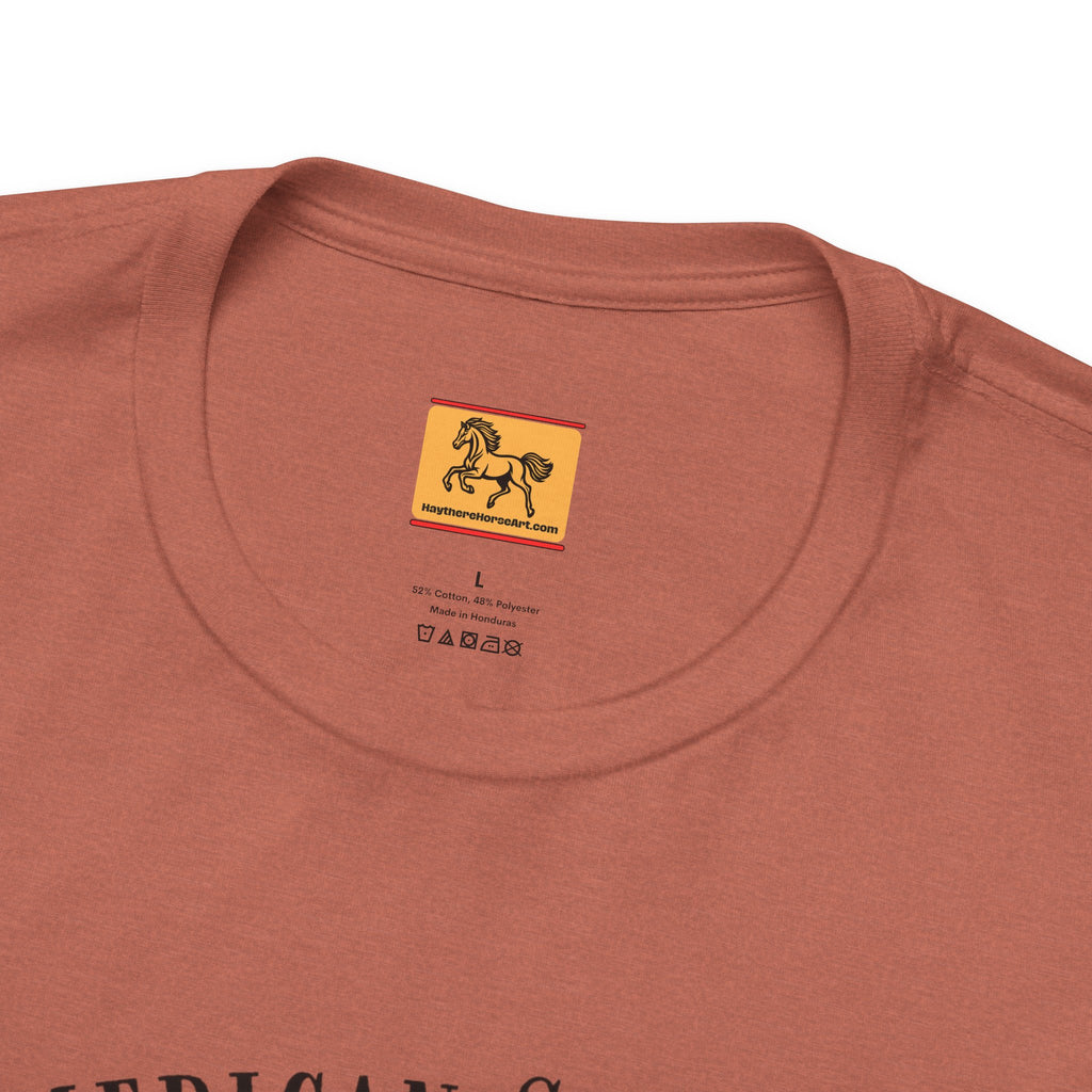 Horse Life American Summer T-Shirt | Rustic Equestrian Vintage Tee