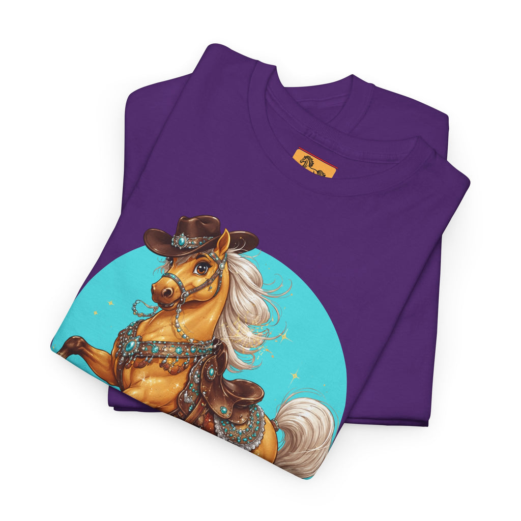 "It's Show Time!" Equestrian T-Shirt | Large Logo Horse Fun Graphic Tee