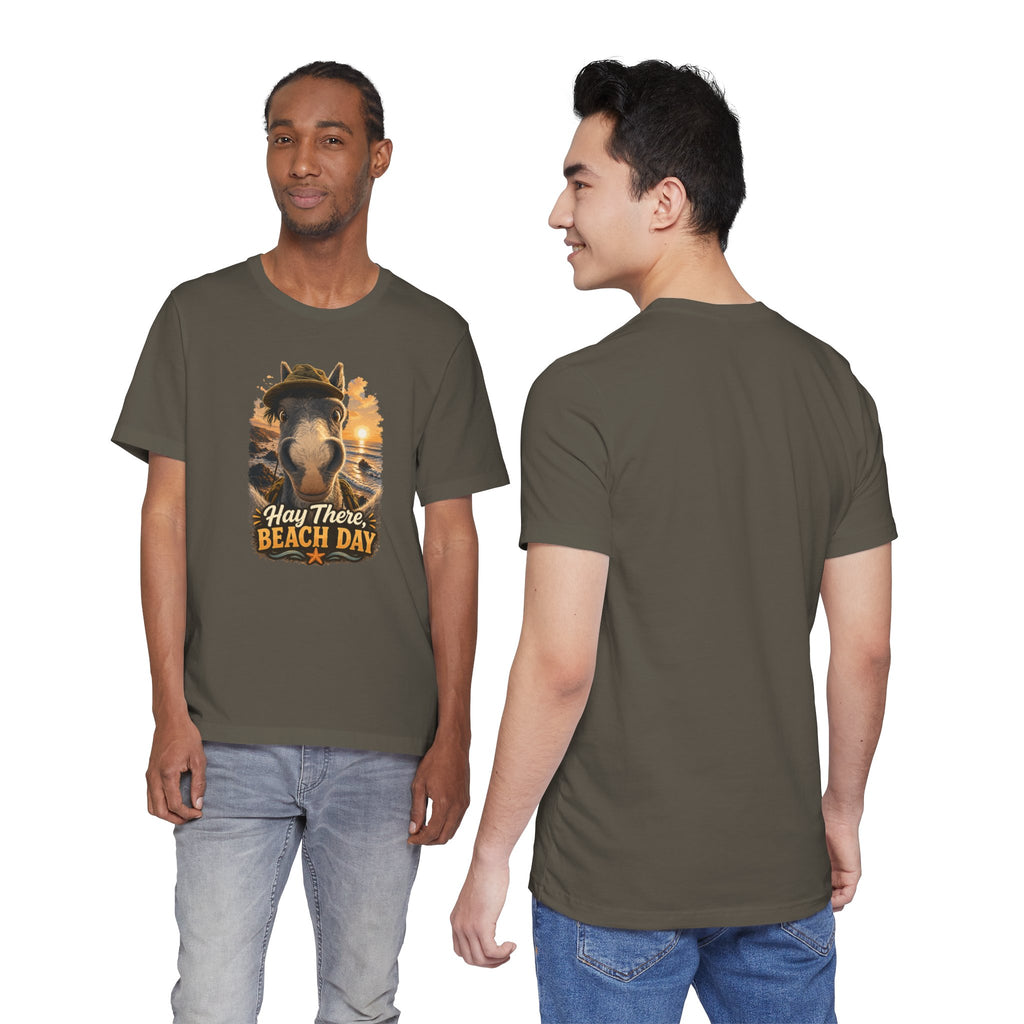 Beach Day Horse T-Shirt | "Hay There, Beach Day" Funny Graphic Tee