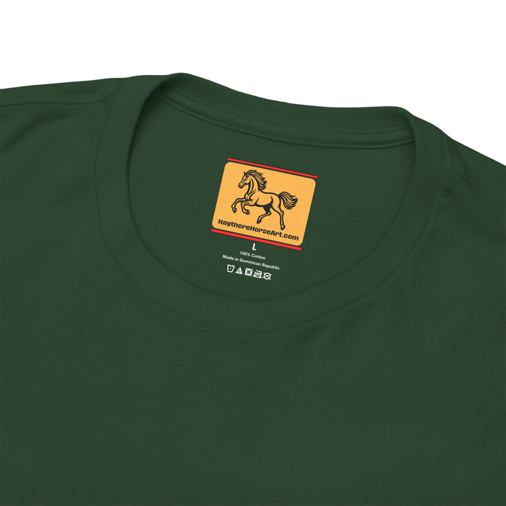 "It's Show Time!" Equestrian T-Shirt | Small Logo Horse Show Graphic Tee