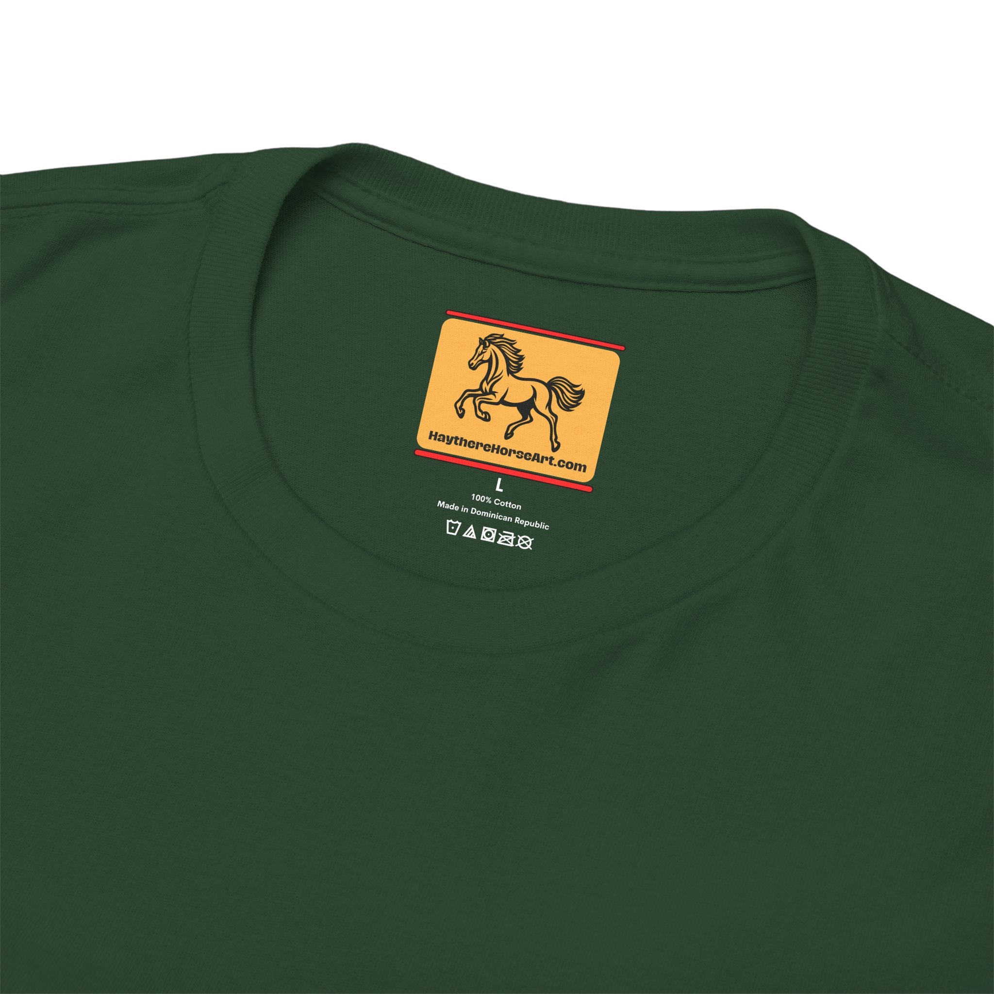 "It's Show Time!" Equestrian T-Shirt | Small Logo Horse Show Graphic Tee
